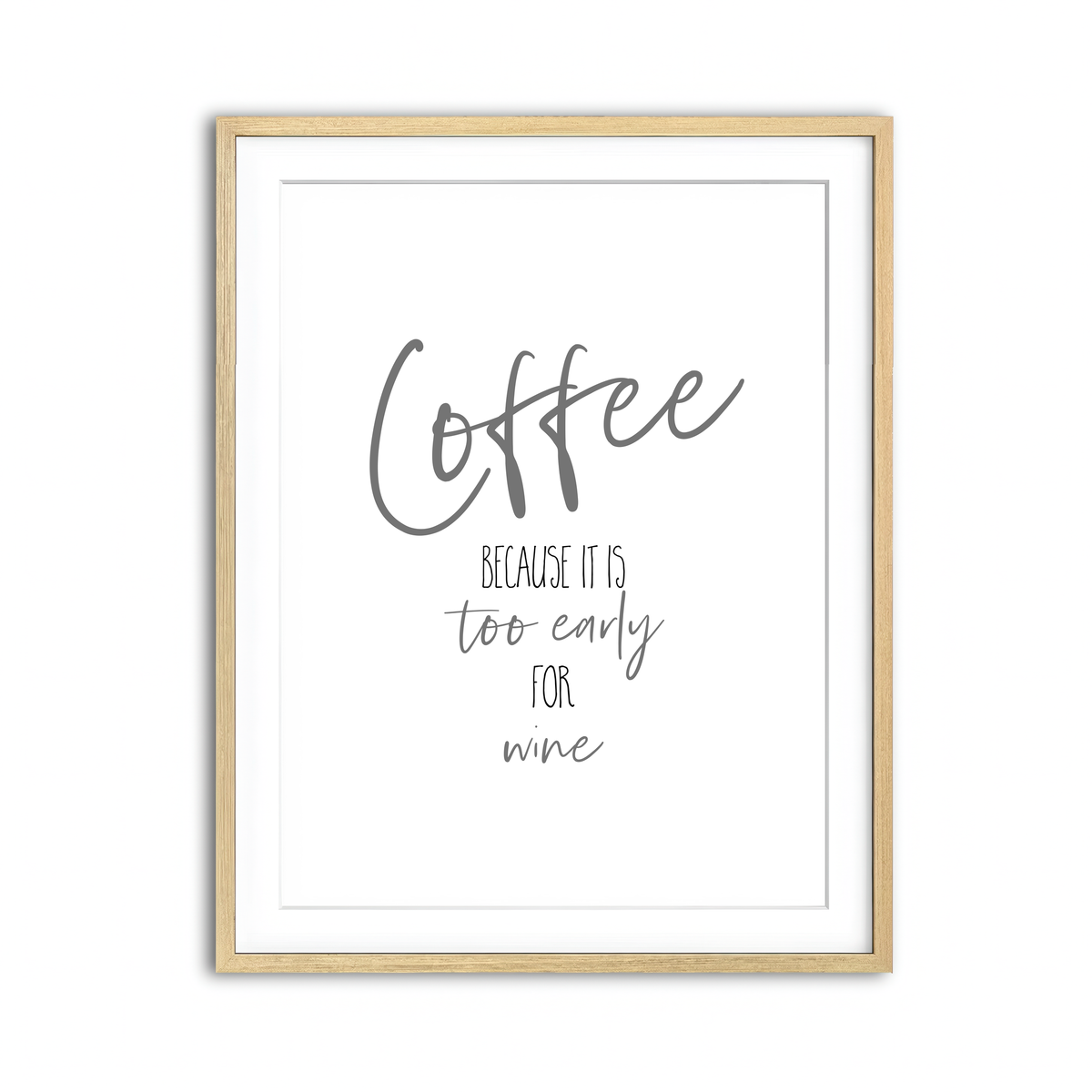Framed Print 3x4 Natural