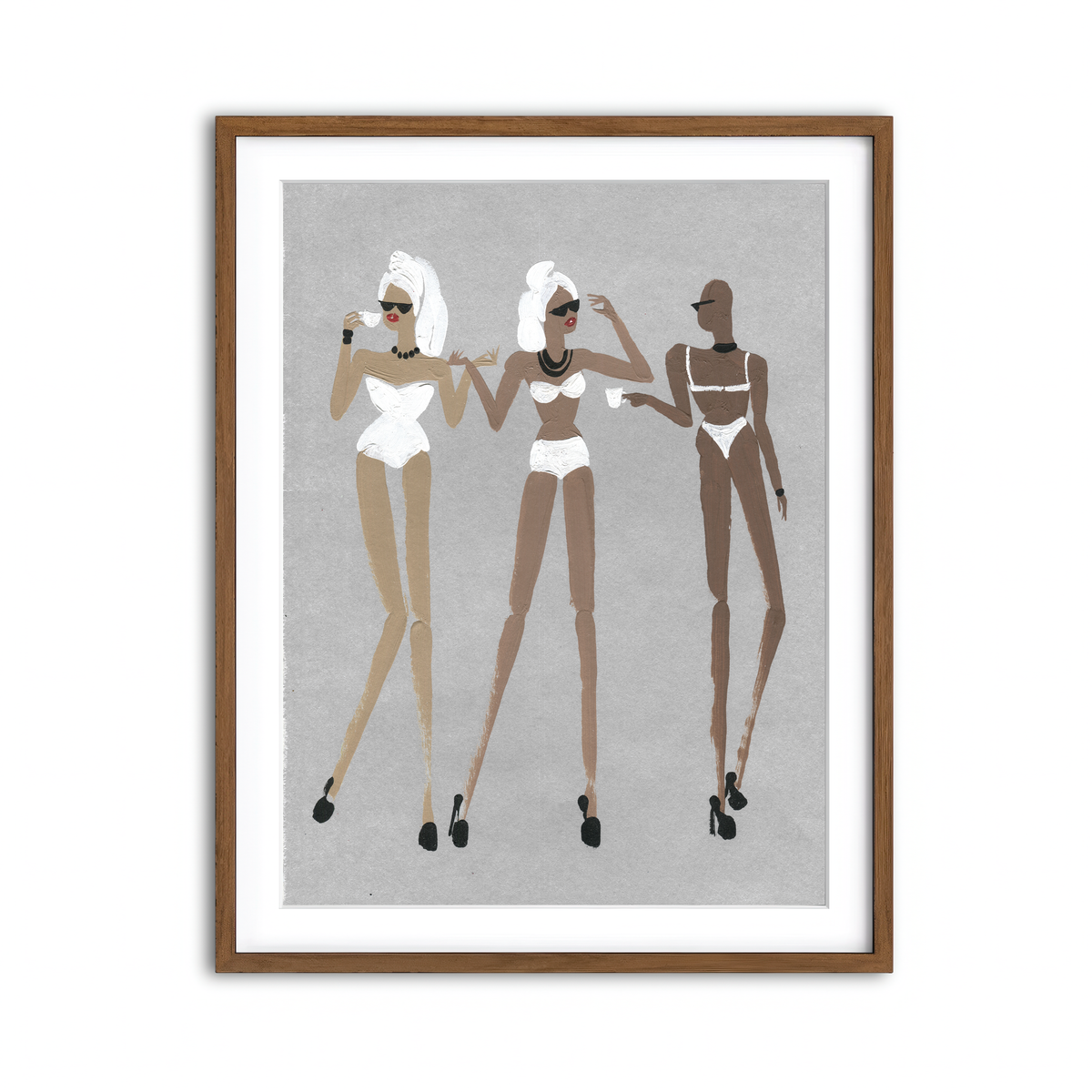 Framed Print 3x4 Walnut