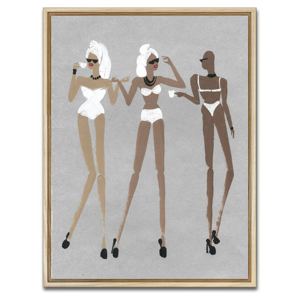 AUTO-MOCKUP WHITE | Coffee Ladies | 1 Piece | Natural Framed Canvas | group=3x4