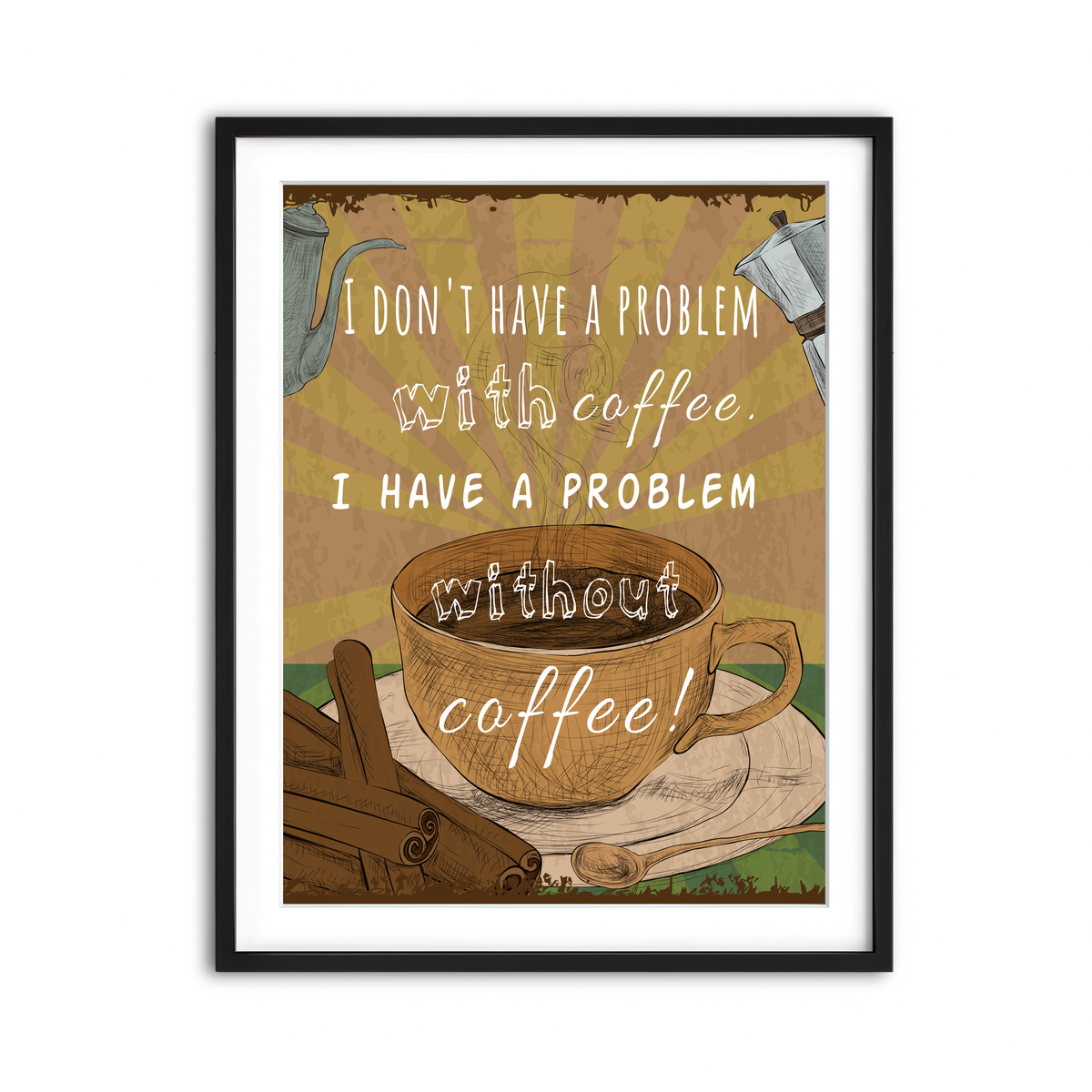 Framed Print 3x4 Black