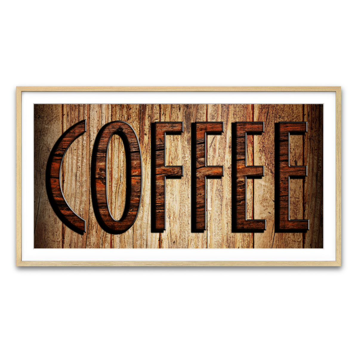 Framed Print 2x1 Natural