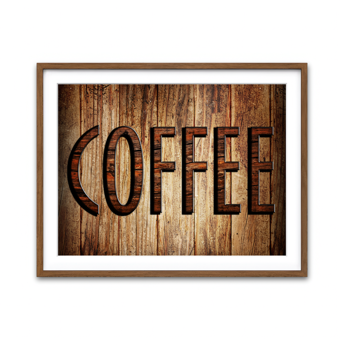 Framed Print 4x3 Walnut