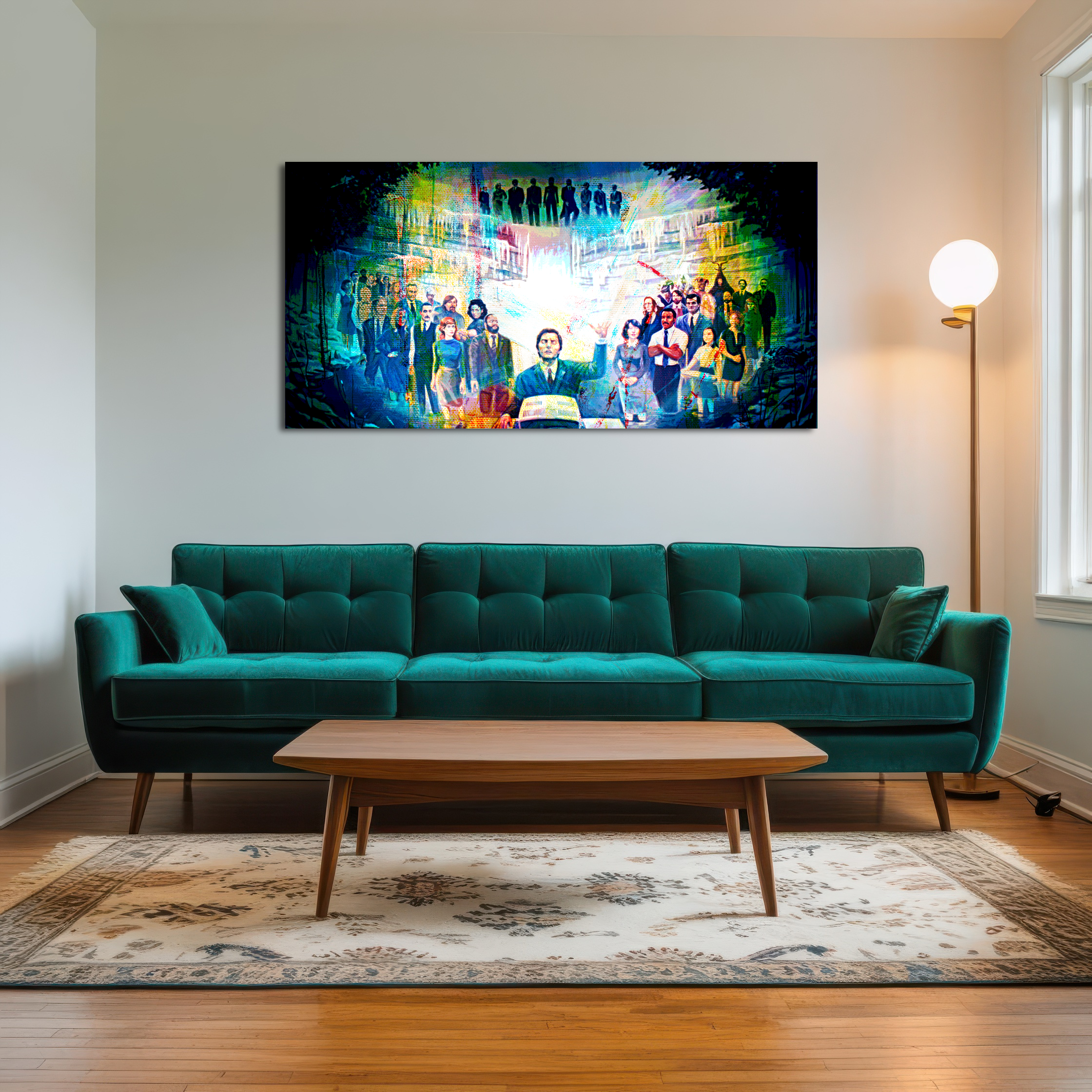 Cold Harbor Painting Panoramic Wall Art