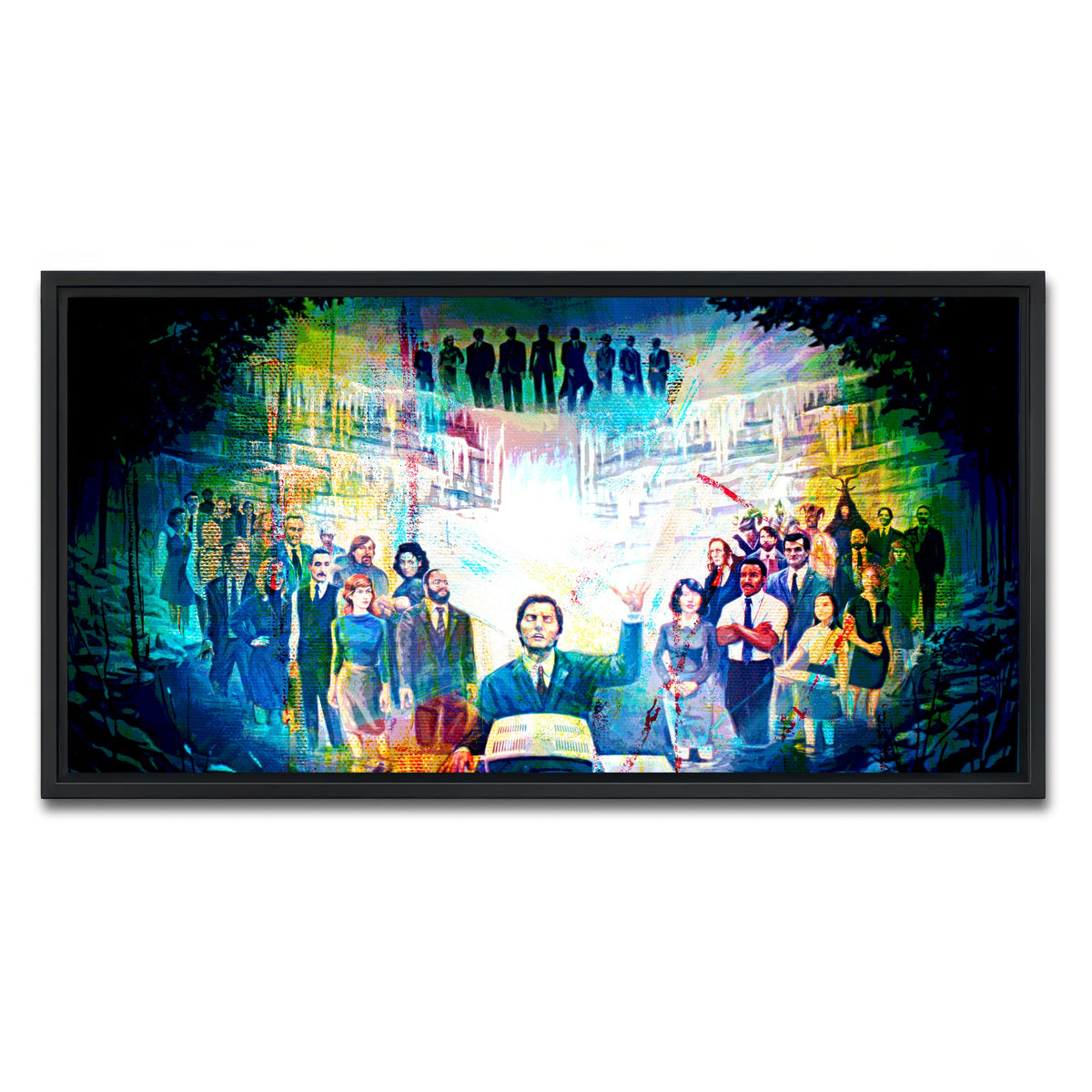 AUTO-MOCKUP WHITE | Cold Harbor Painting | 1 Piece | Black Framed Canvas | group=2x1