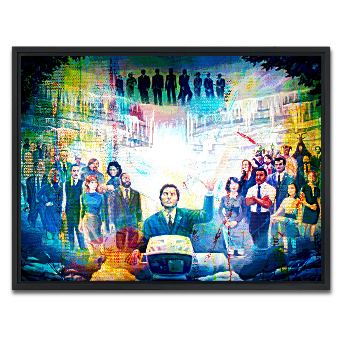 AUTO-MOCKUP WHITE | Cold Harbor Painting | 1 Piece | Black Framed Canvas | group=4x3