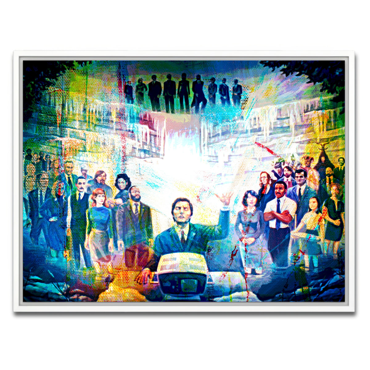 AUTO-MOCKUP WHITE | Cold Harbor Painting | 1 Piece | White Framed Canvas | group=4x3