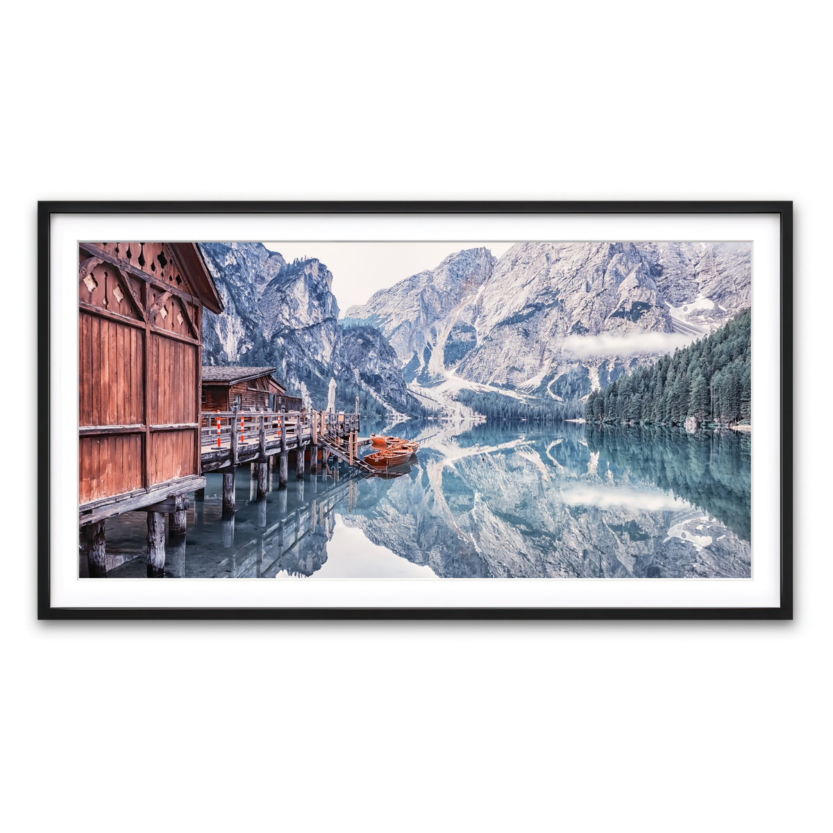 Framed Print 2x1 Black