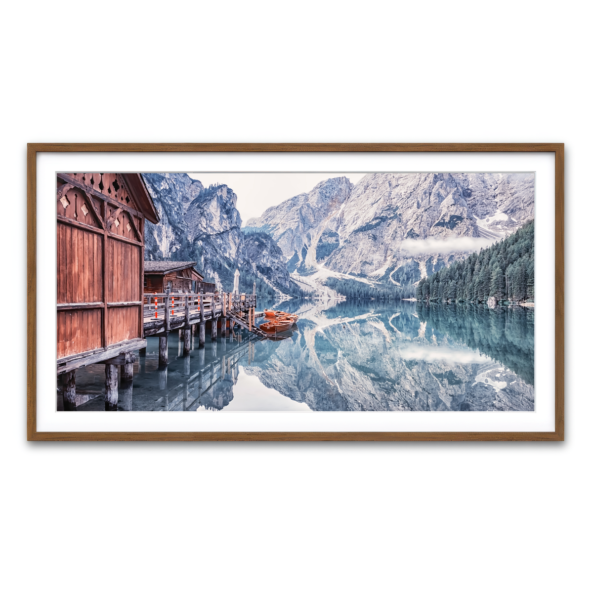Framed Print 2x1 Walnut