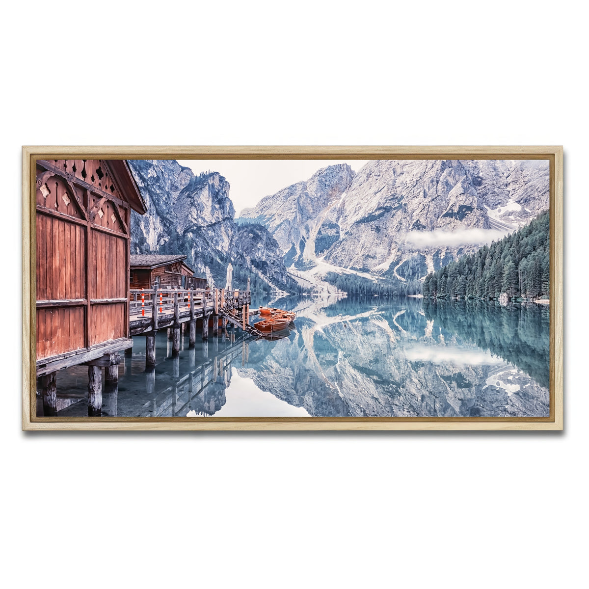 AUTO-MOCKUP WHITE | Cold Morning | 1 Piece | Natural Framed Canvas | group=2x1