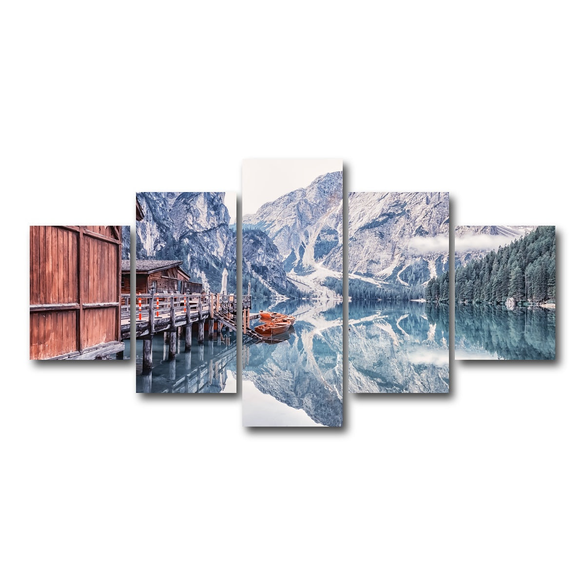 AUTO-MOCKUP WHITE | Cold Morning | 5 Piece | Gallery Wrap Canvas | group=5_short