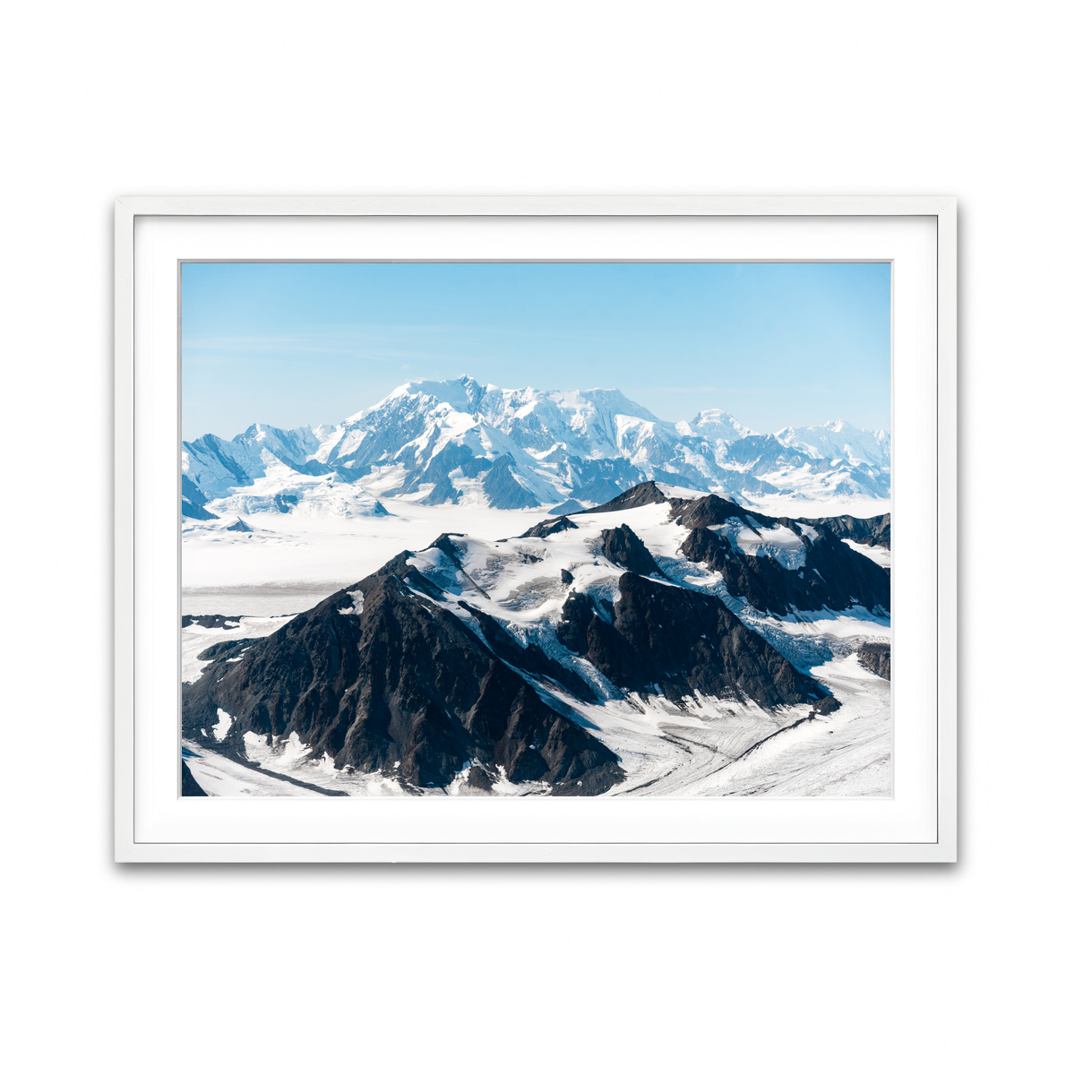 Framed Print 4x3 White
