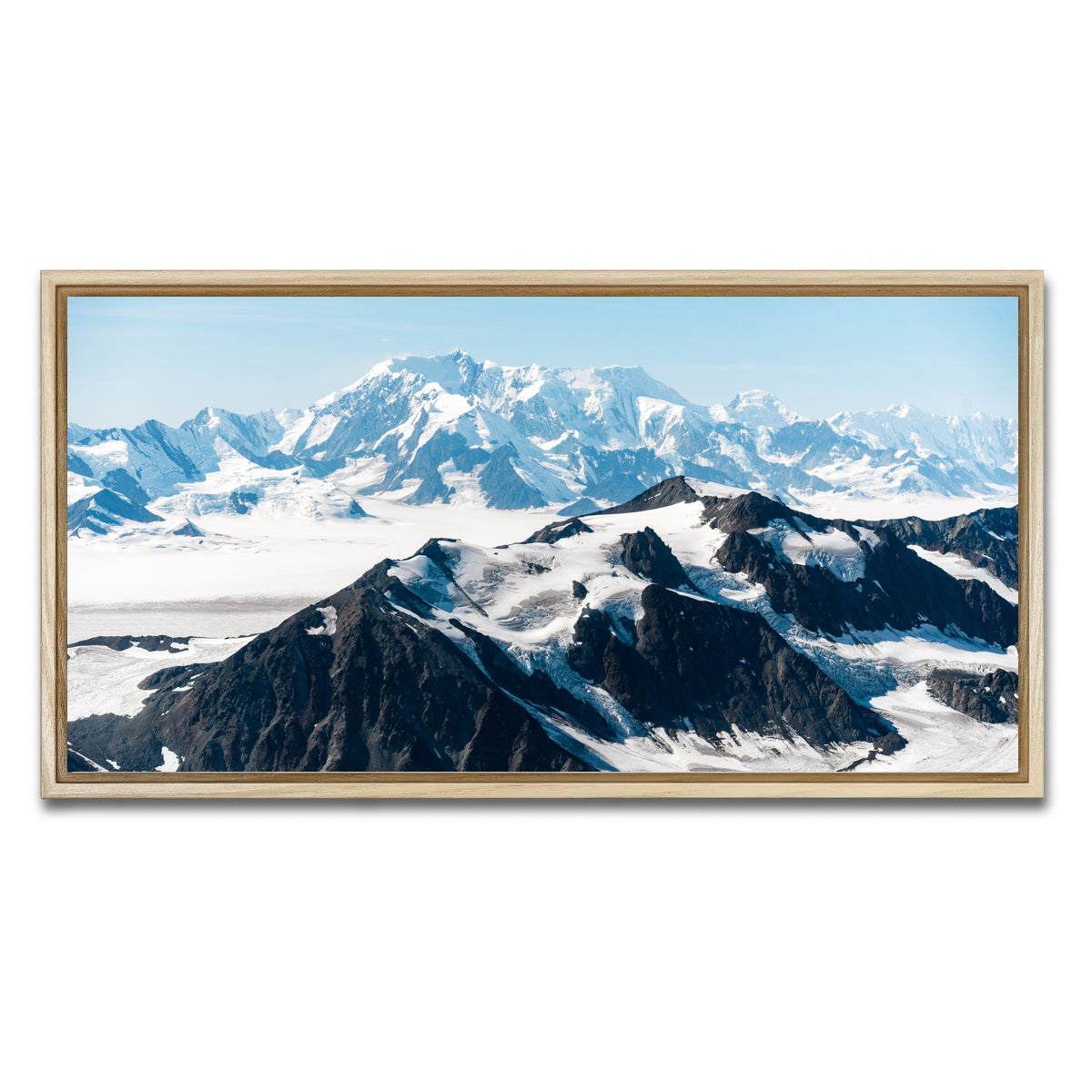 AUTO-MOCKUP WHITE | Cold Mountains | 1 Piece | Natural Framed Canvas | group=2x1