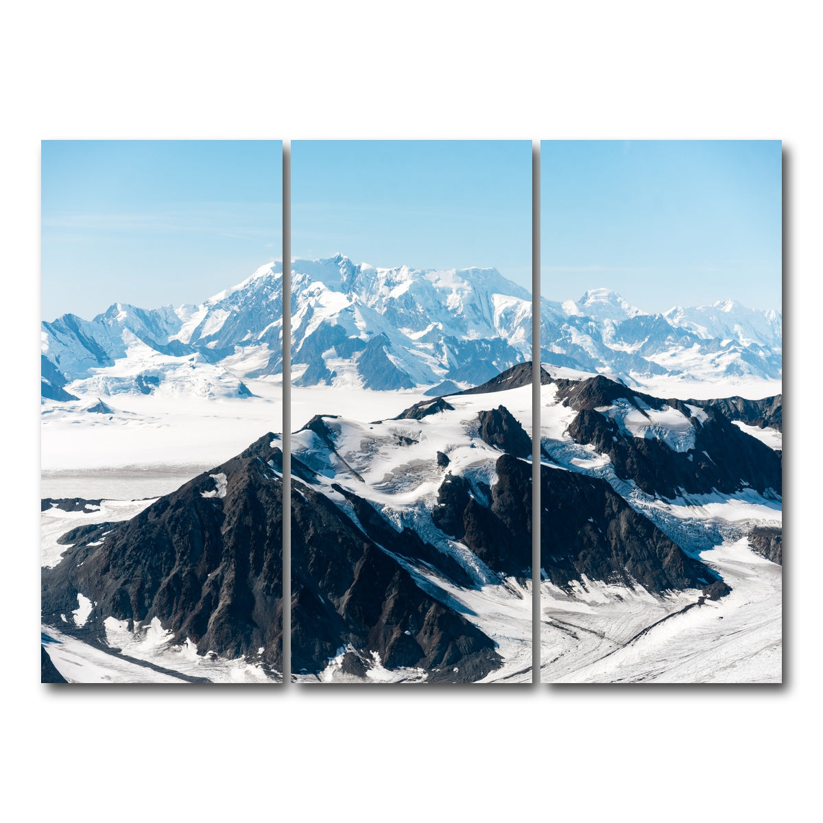 AUTO-MOCKUP WHITE | Cold Mountains | 3 Piece | Gallery Wrap Canvas | group=8x18