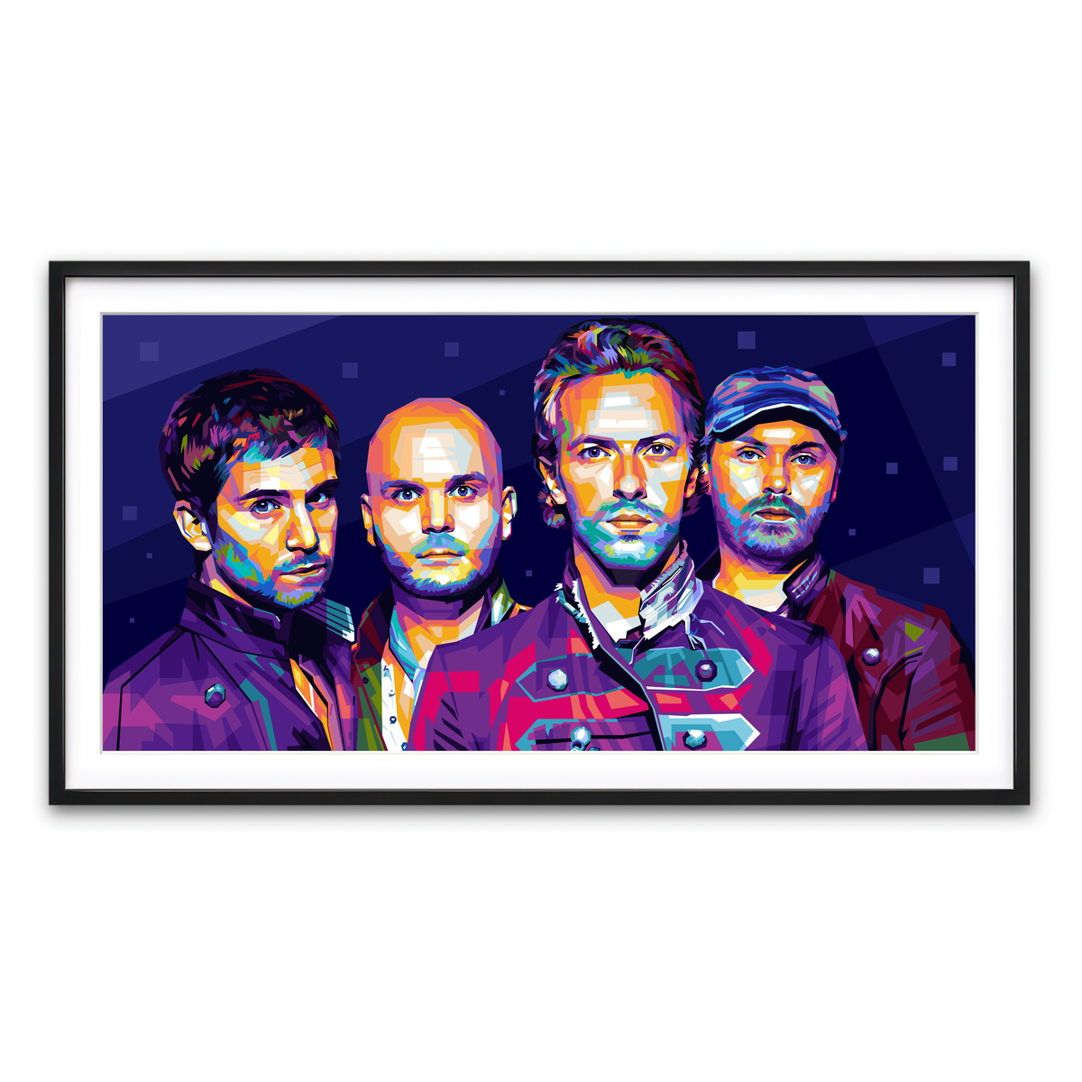 Framed Print 2x1 Black