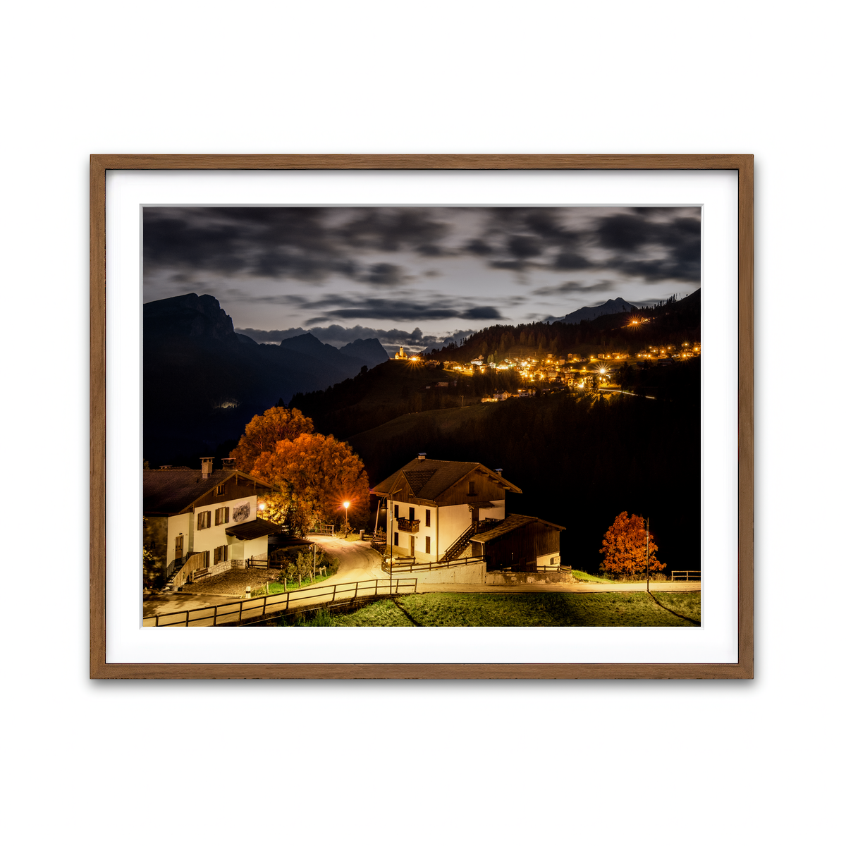 Framed Print 4x3 Walnut