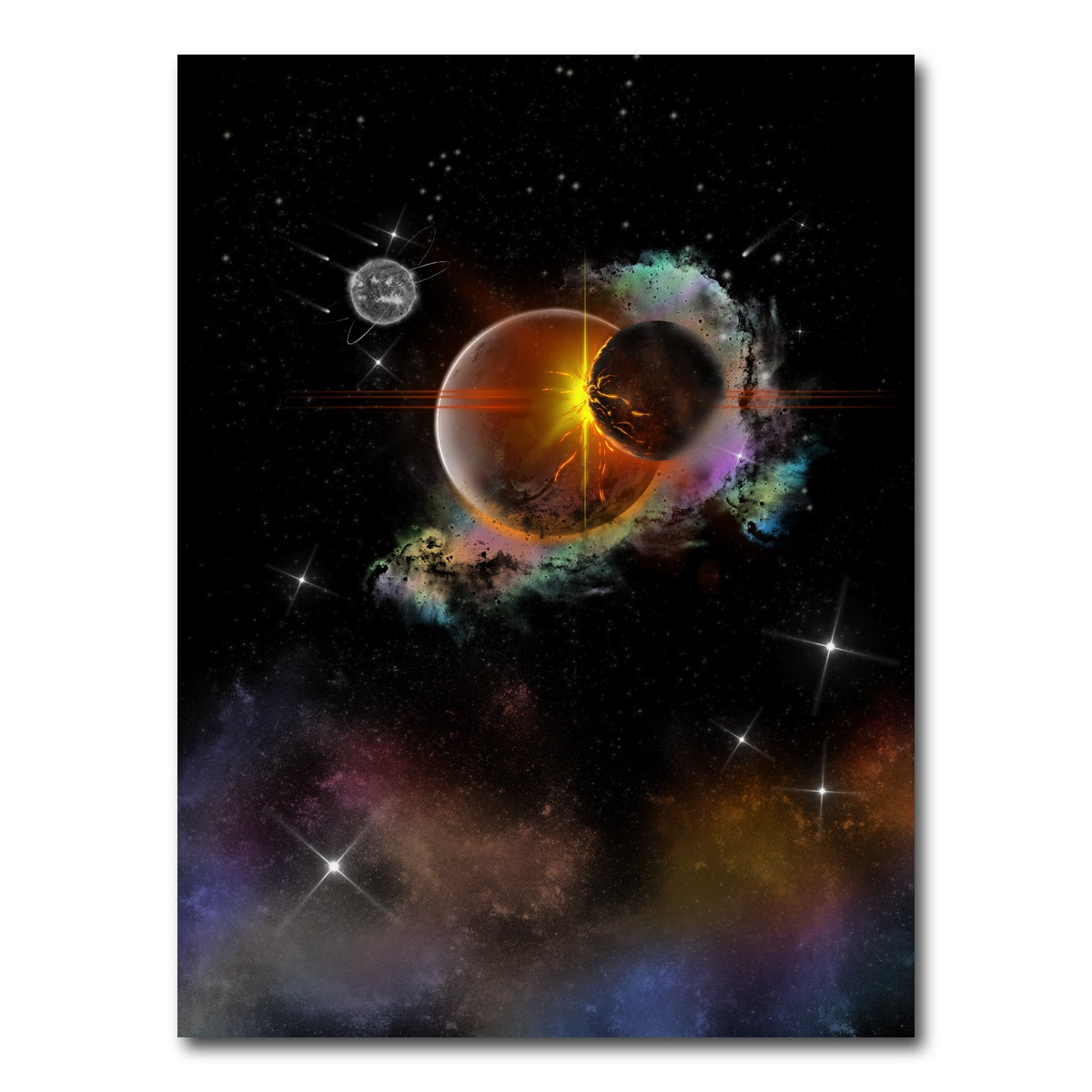 AUTO-MOCKUP WHITE | Collisions | 1 Piece | Gallery Wrap Canvas | group=3x4