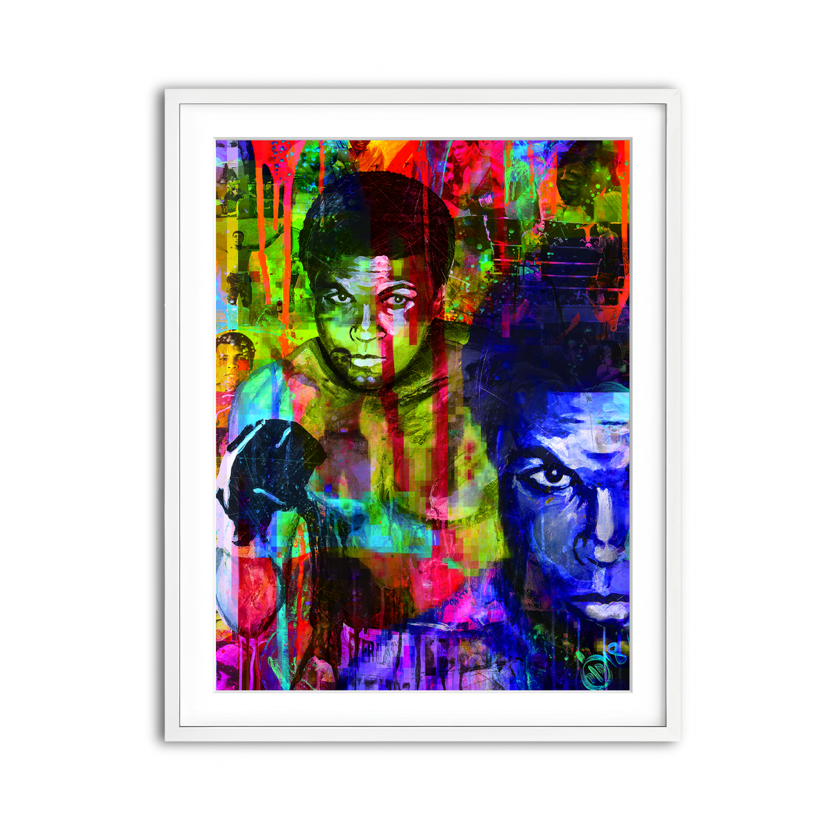 Framed Print 3x4 White