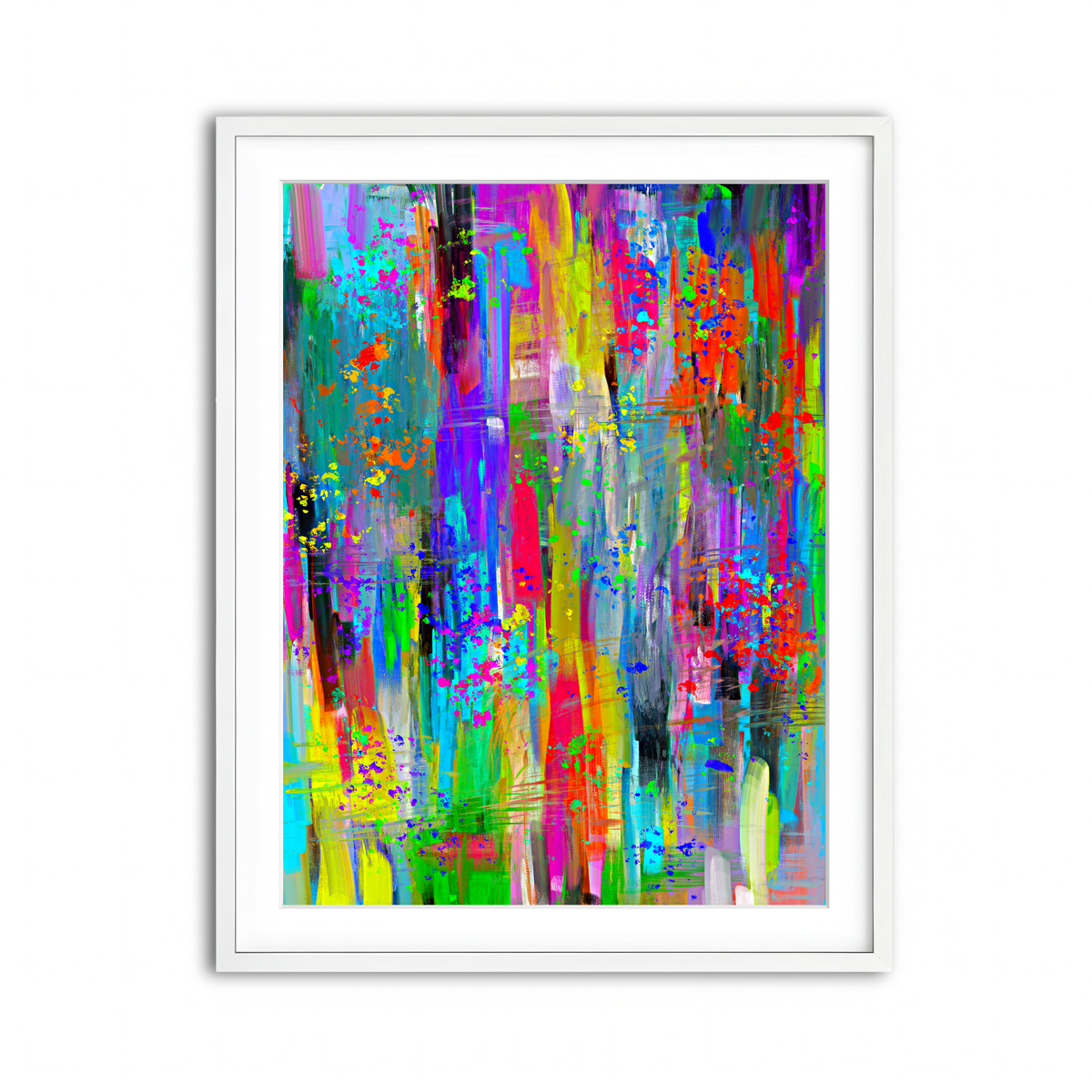 Framed Print 3x4 White