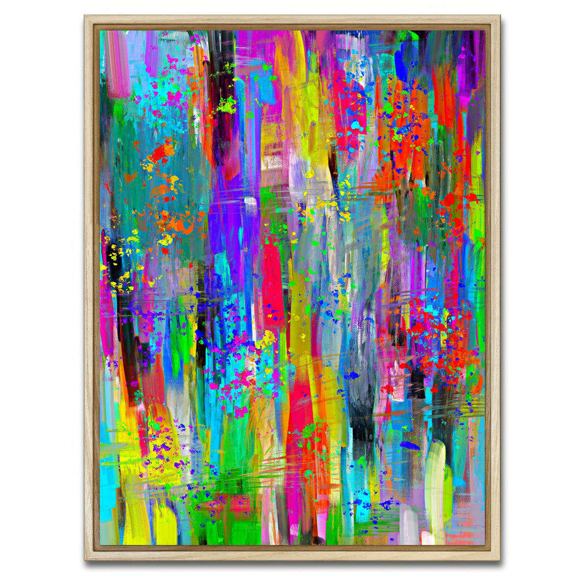 AUTO-MOCKUP WHITE | Color Splash | 1 Piece | Natural Framed Canvas | group=3x4