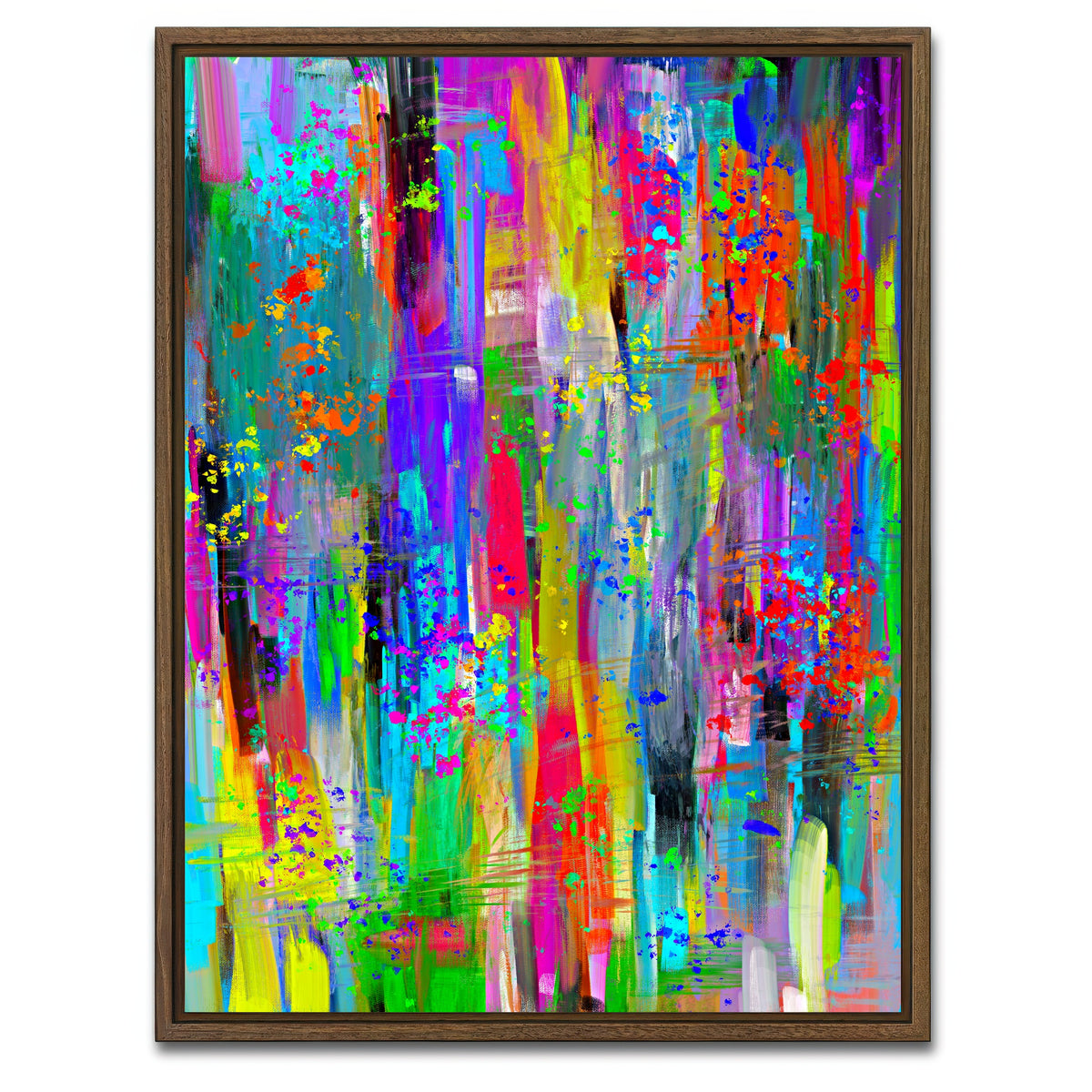 AUTO-MOCKUP WHITE | Color Splash | 1 Piece | Walnut Framed Canvas | group=3x4