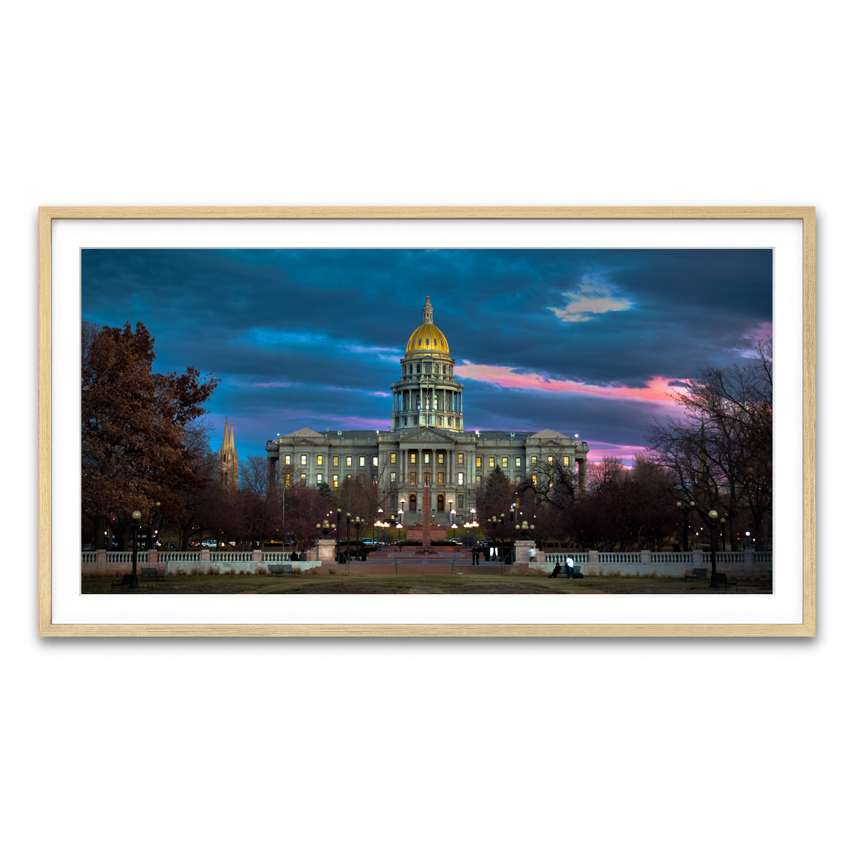 Framed Print 2x1 Natural