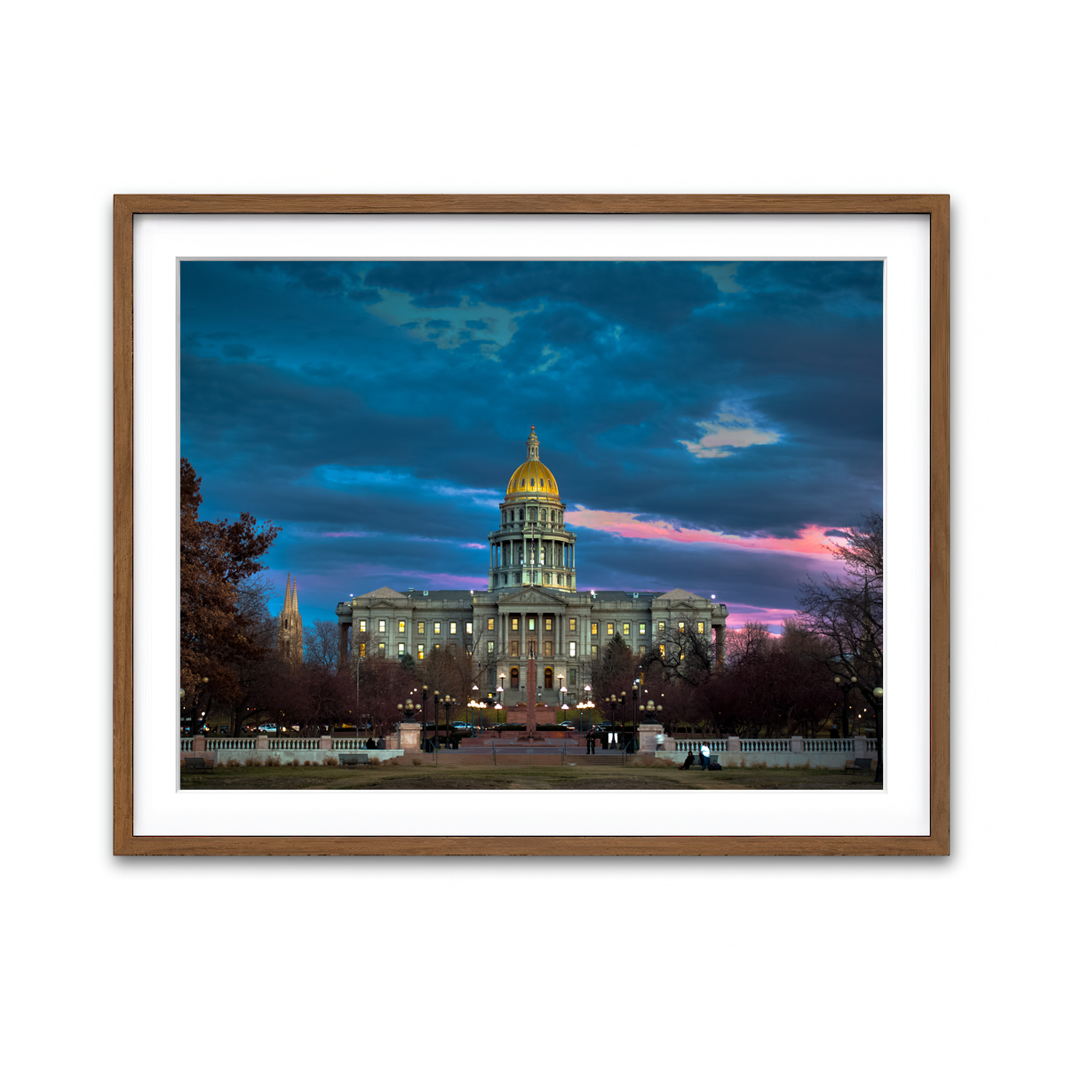 Framed Print 4x3 Walnut