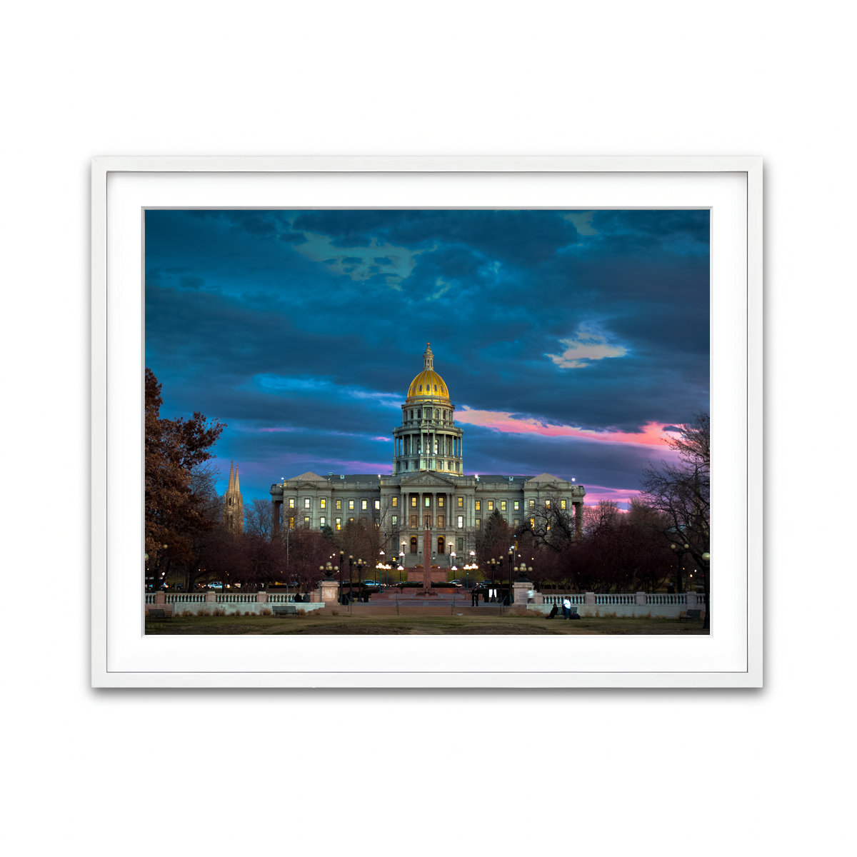 Framed Print 4x3 White