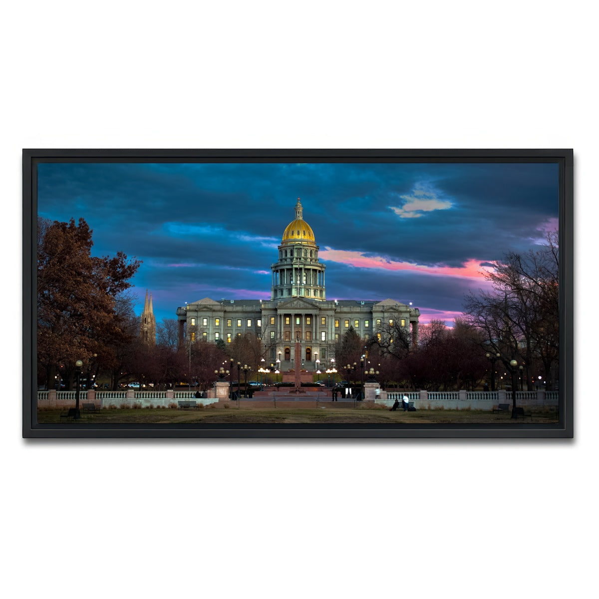 AUTO-MOCKUP WHITE | Colorado Capitol | 1 Piece | Black Framed Canvas | group=2x1