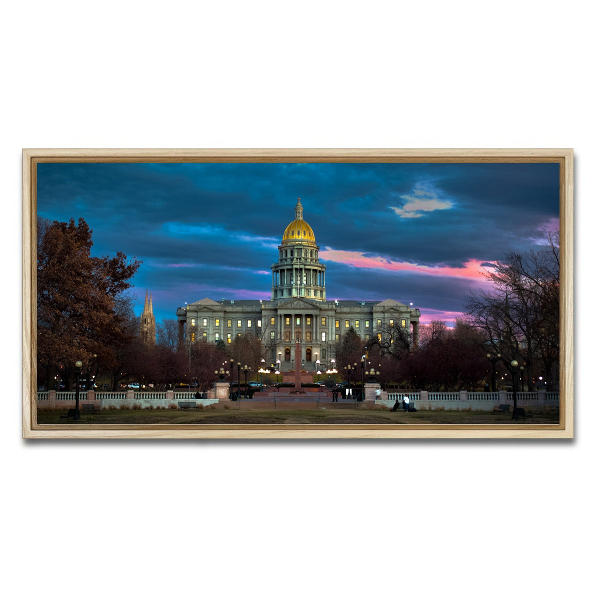 AUTO-MOCKUP WHITE | Colorado Capitol | 1 Piece | Natural Framed Canvas | group=2x1