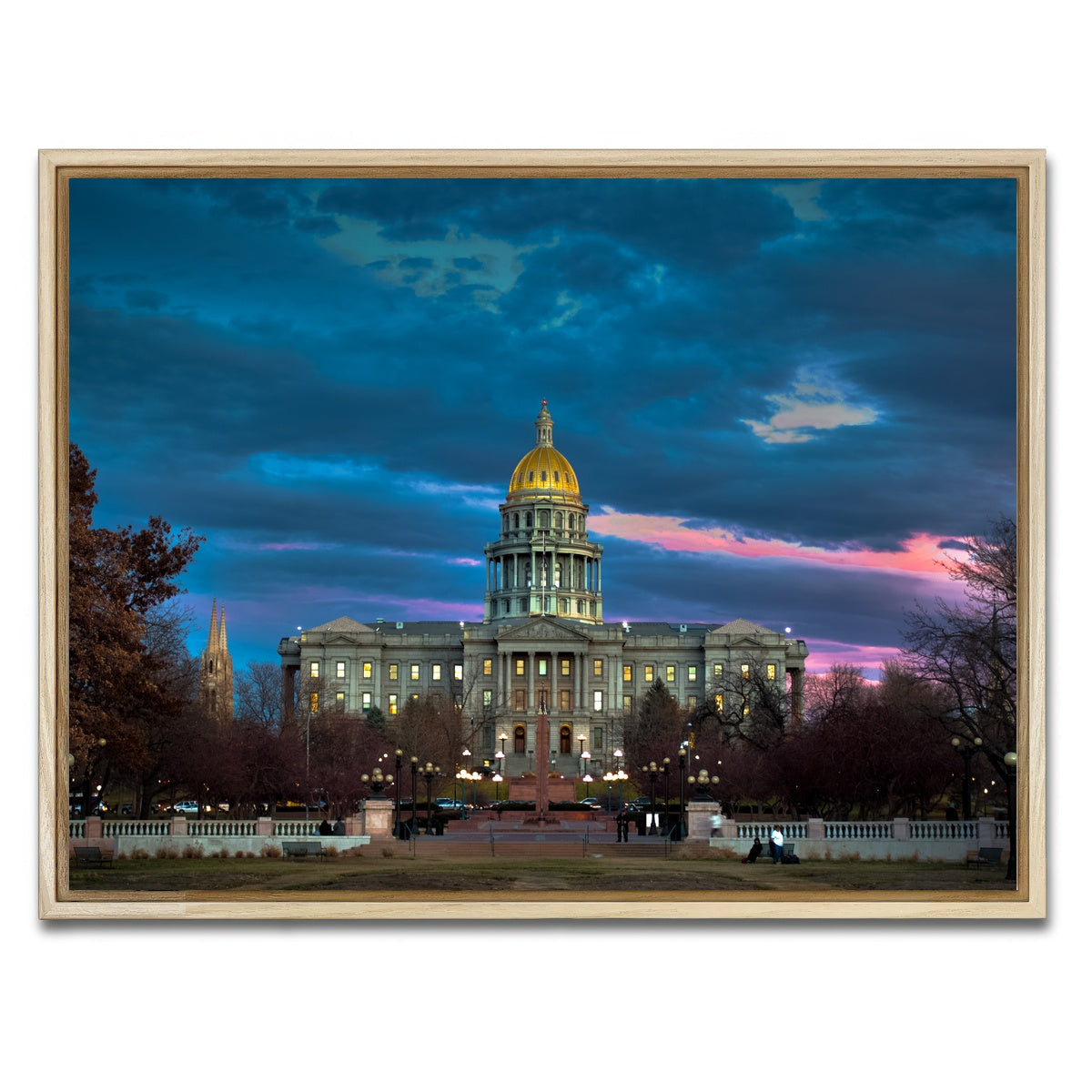 AUTO-MOCKUP WHITE | Colorado Capitol | 1 Piece | Natural Framed Canvas | group=4x3
