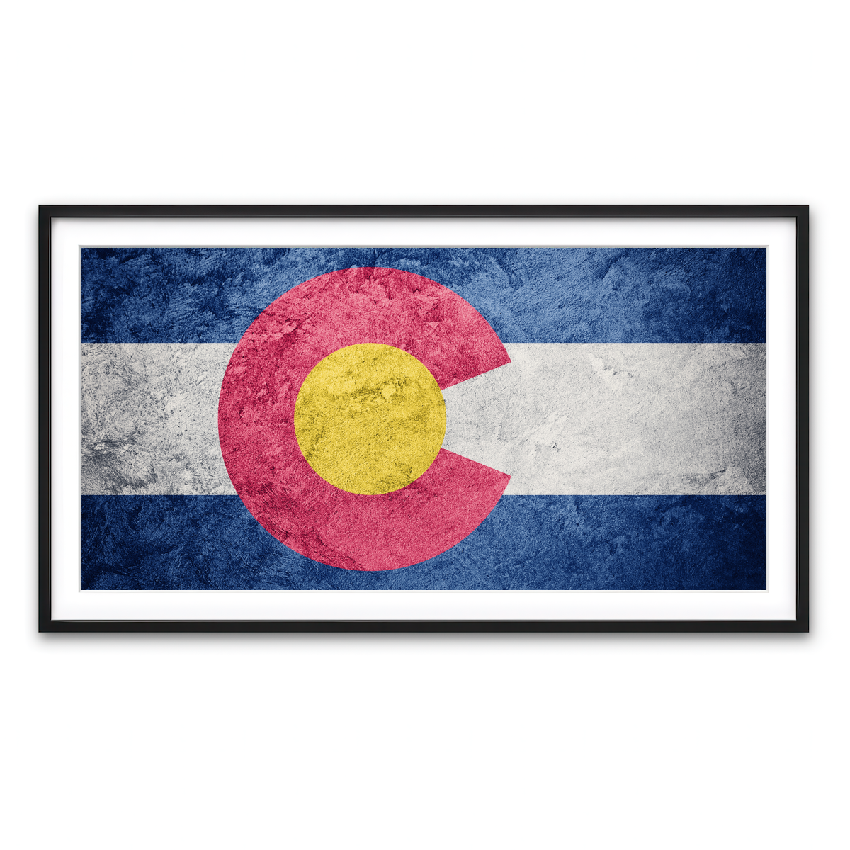 Framed Print 2x1 Black