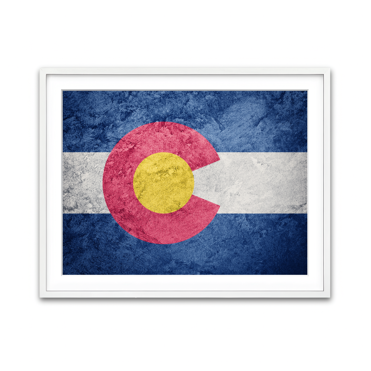 Framed Print 4x3 White