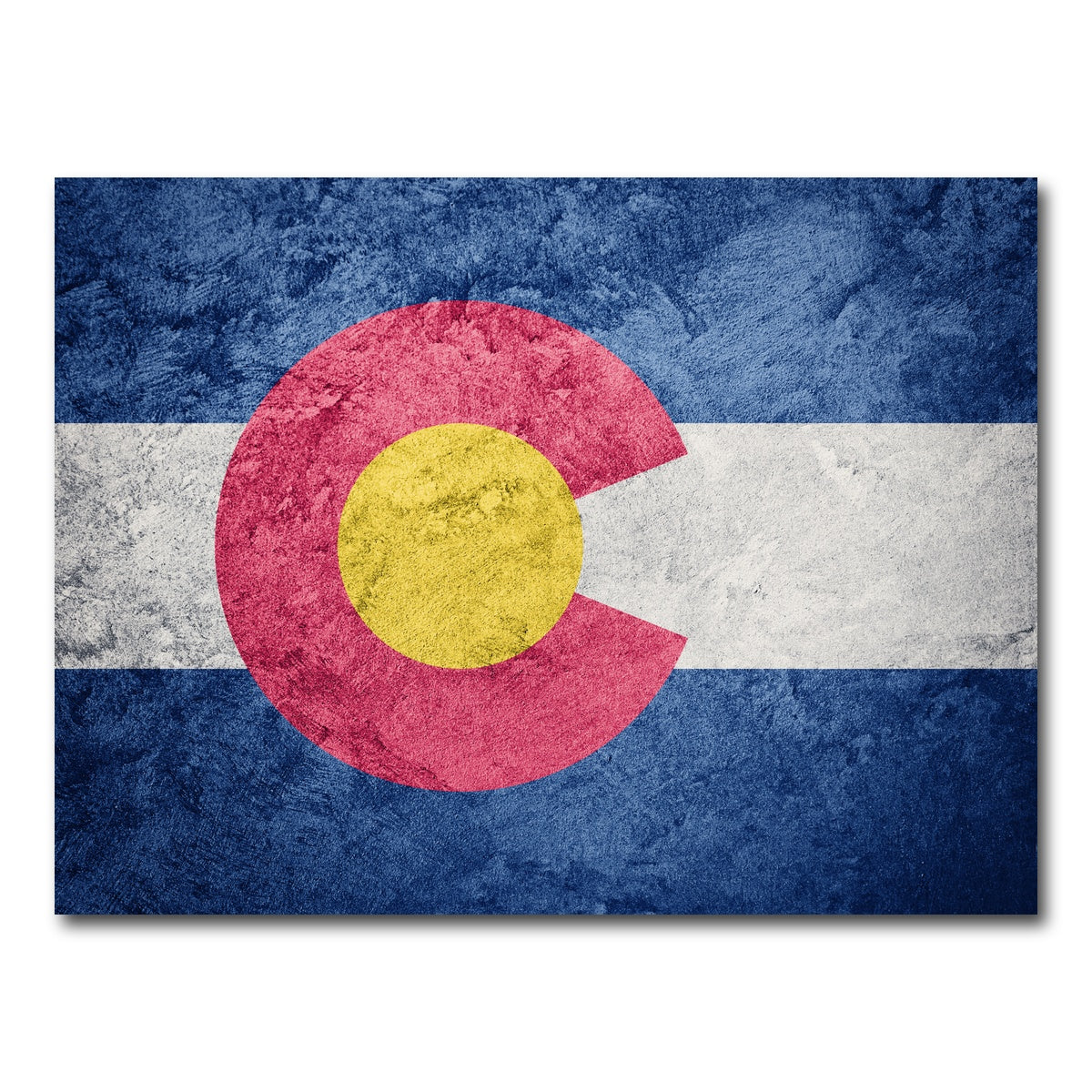 AUTO-MOCKUP WHITE | Colorado Flag | 1 Piece | Gallery Wrap Canvas | group=4x3