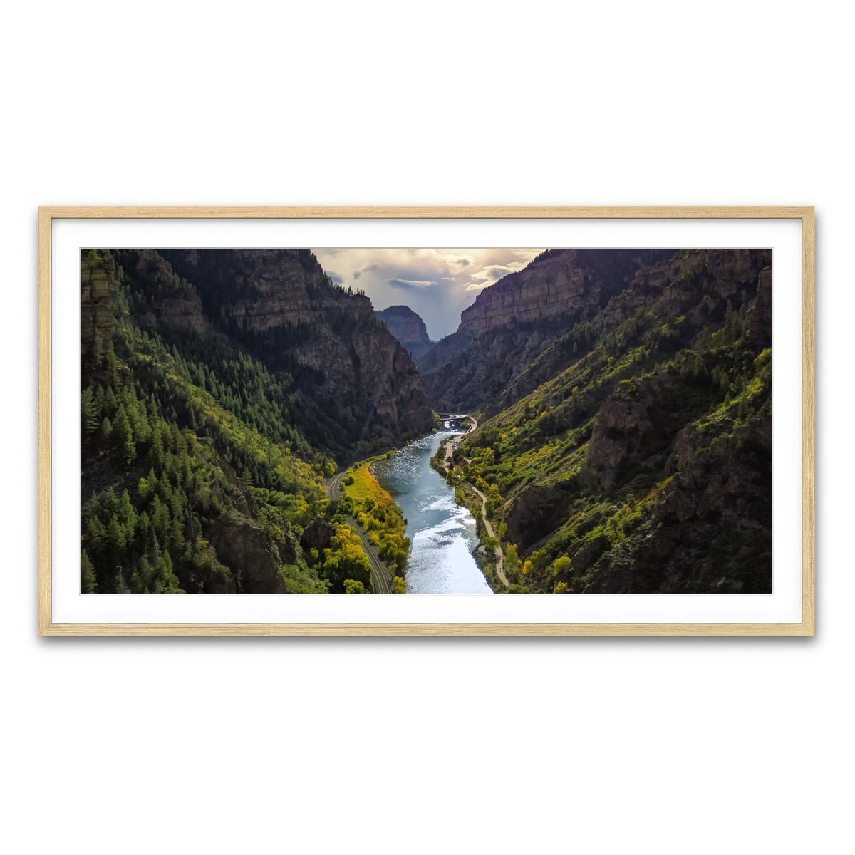 Framed Print 2x1 Natural