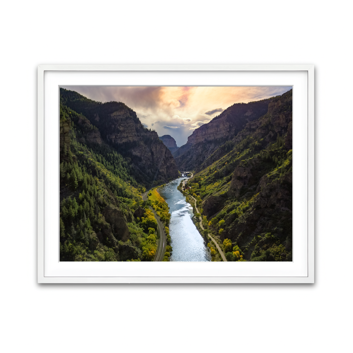 Framed Print 4x3 White