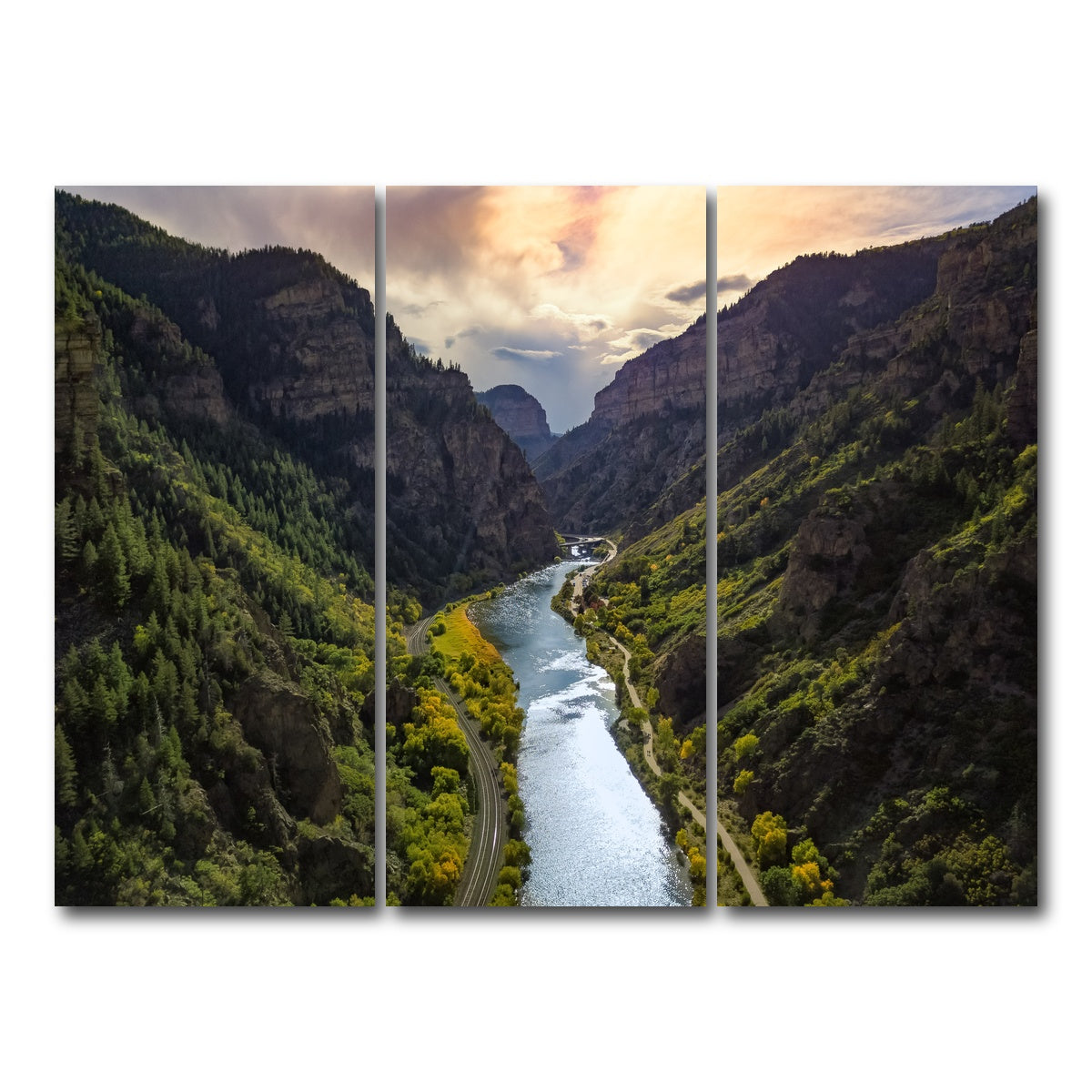 AUTO-MOCKUP WHITE | Colorado Valley | 3 Piece | Gallery Wrap Canvas | group=8x18