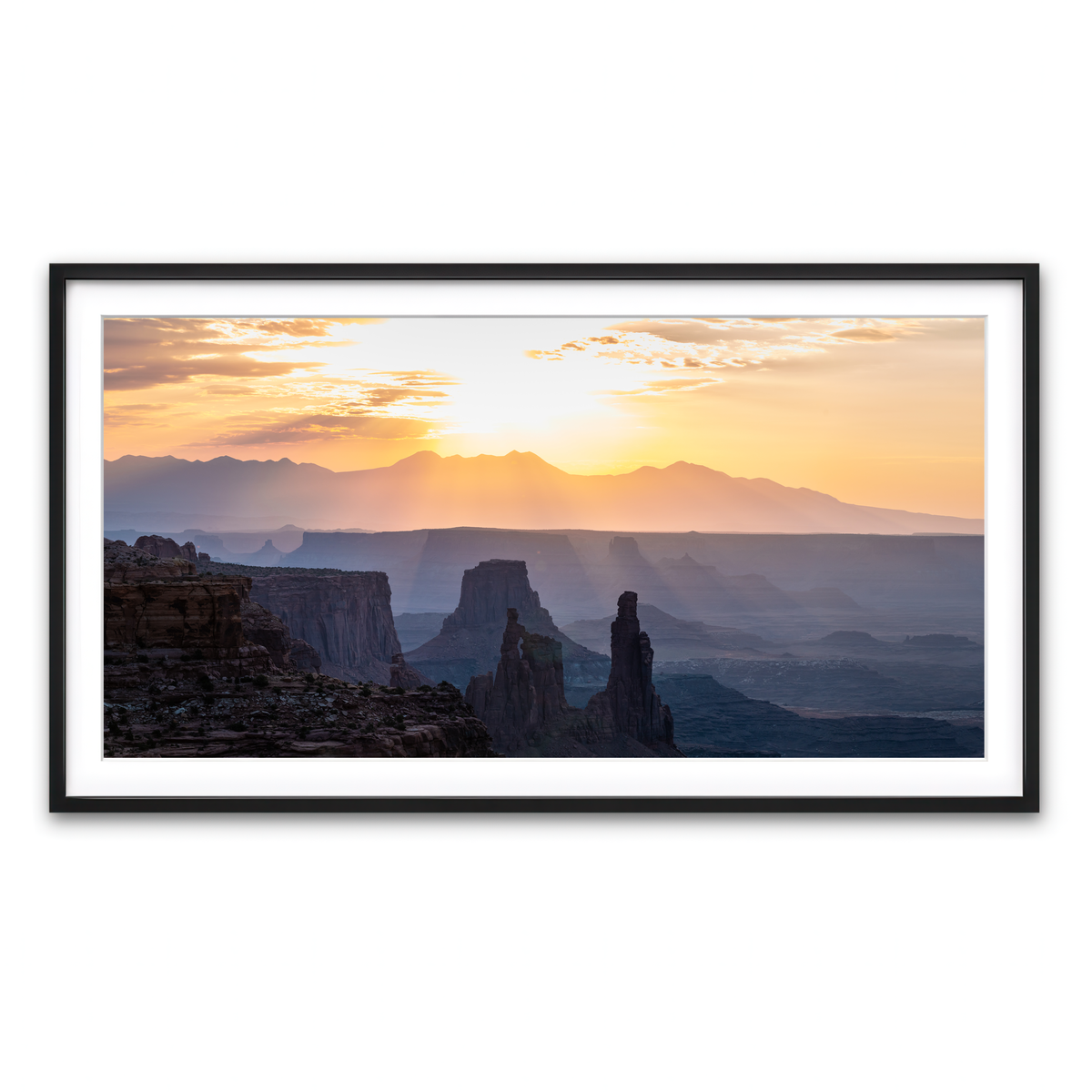 Framed Print 2x1 Black