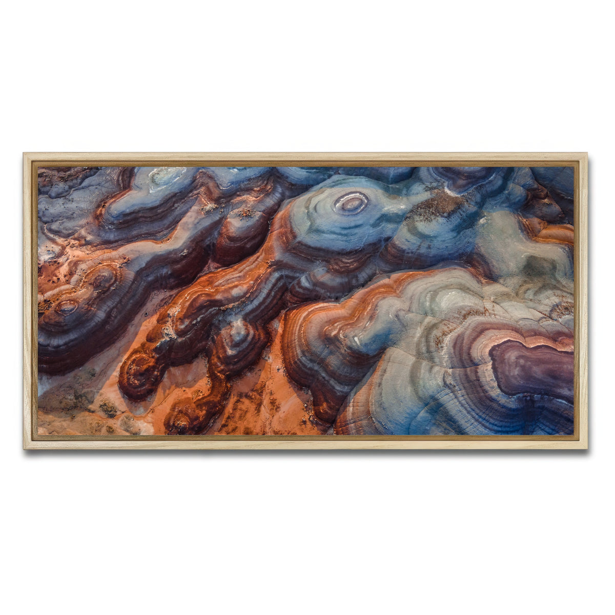 AUTO-MOCKUP WHITE | Colored Hills | 1 Piece | Natural Framed Canvas | group=2x1