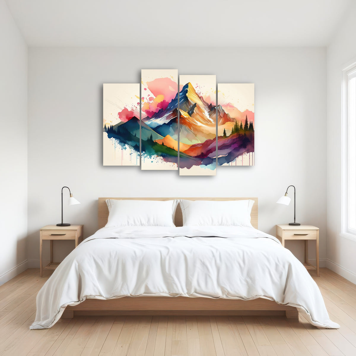 AUTO-MOCKUP ROOM | Colored Mountain