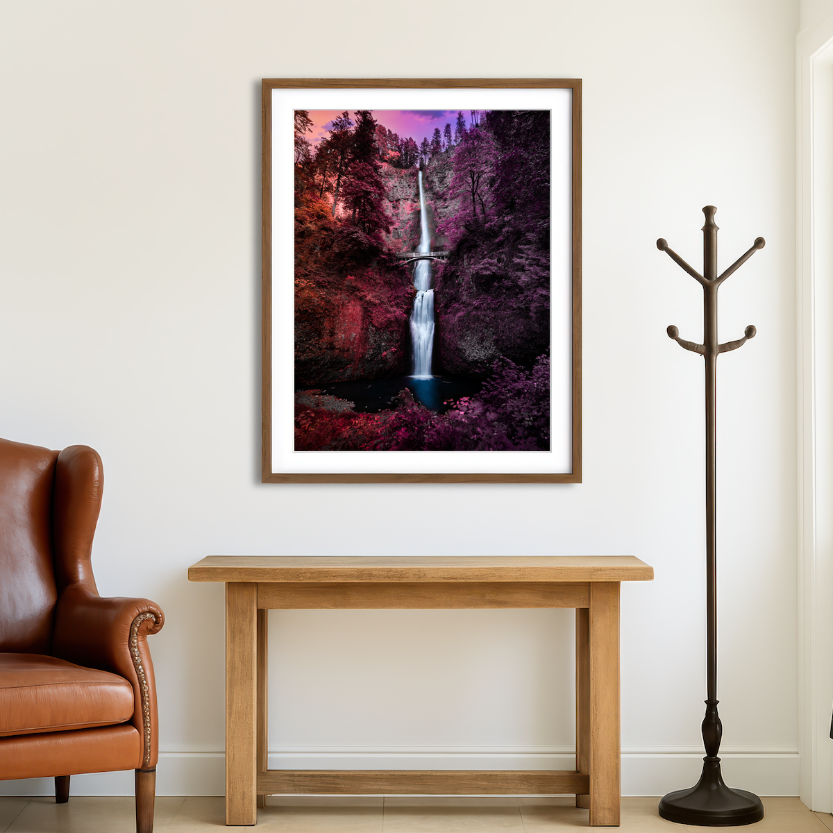 AUTO-MOCKUP ROOM | Colorful Falls Wall Art