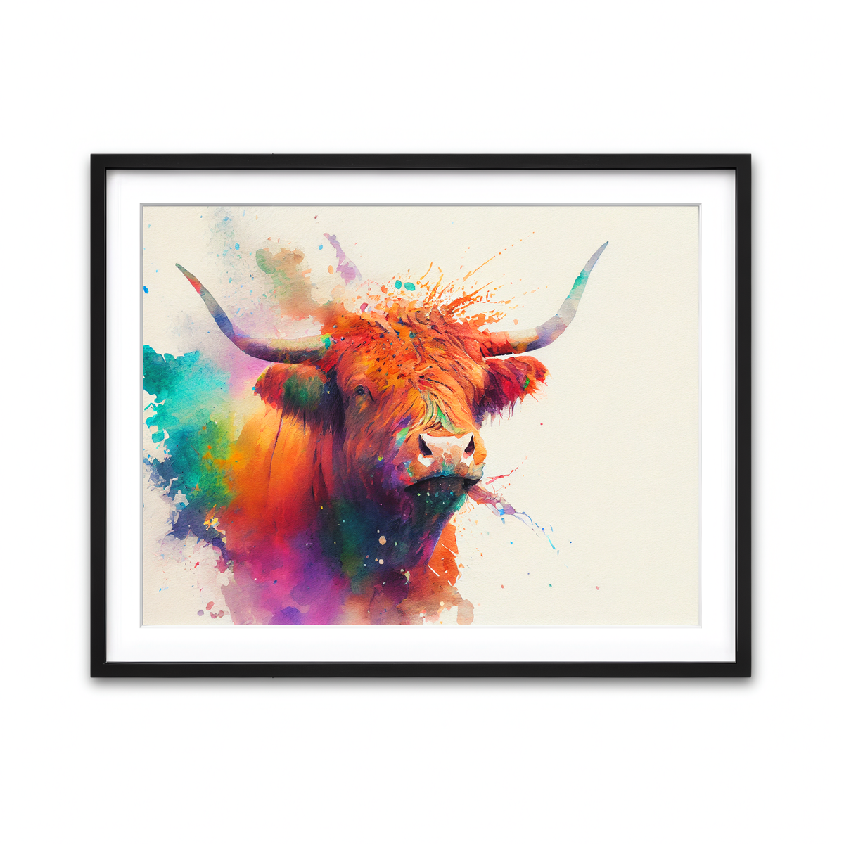 Framed Print 4x3 Black