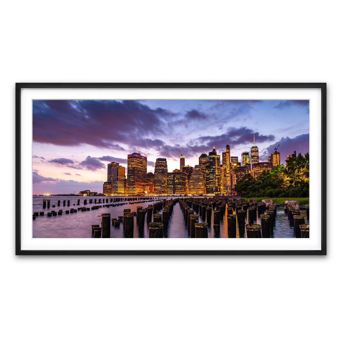 Framed Print 2x1 Black