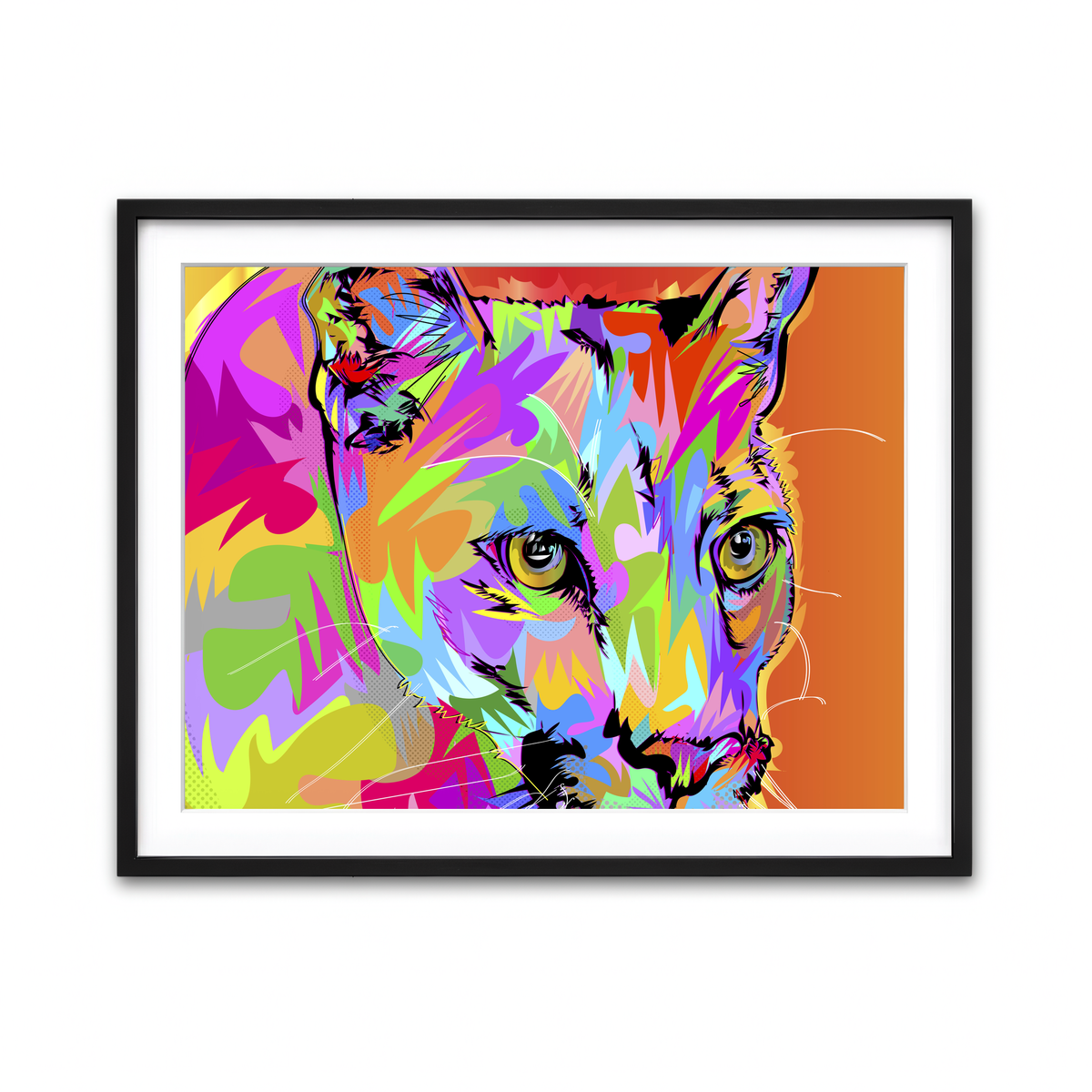 Framed Print 4x3 Black