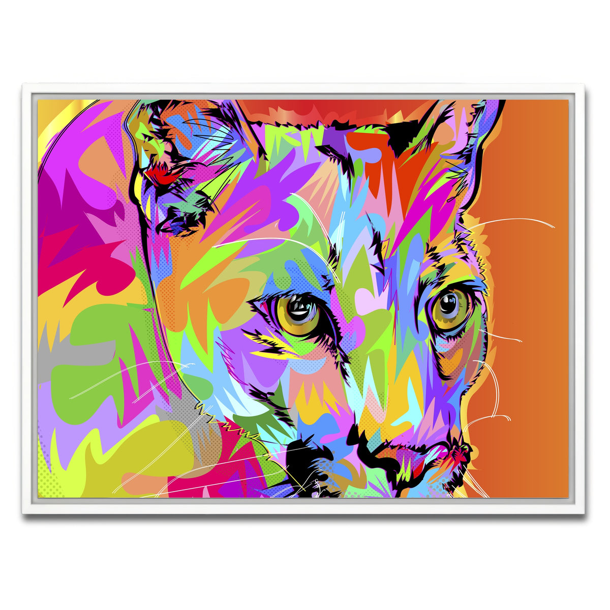 Framed Print 4x3 White