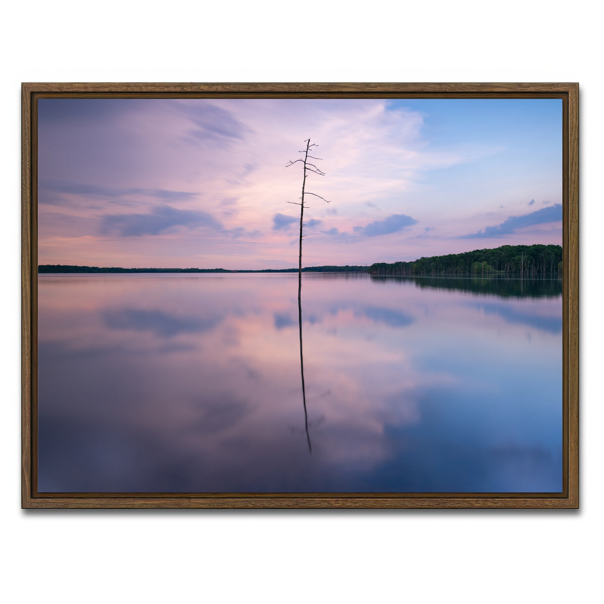 AUTO-MOCKUP WHITE | Colorful Reflections | 1 Piece | Walnut Framed Canvas | group=4x3