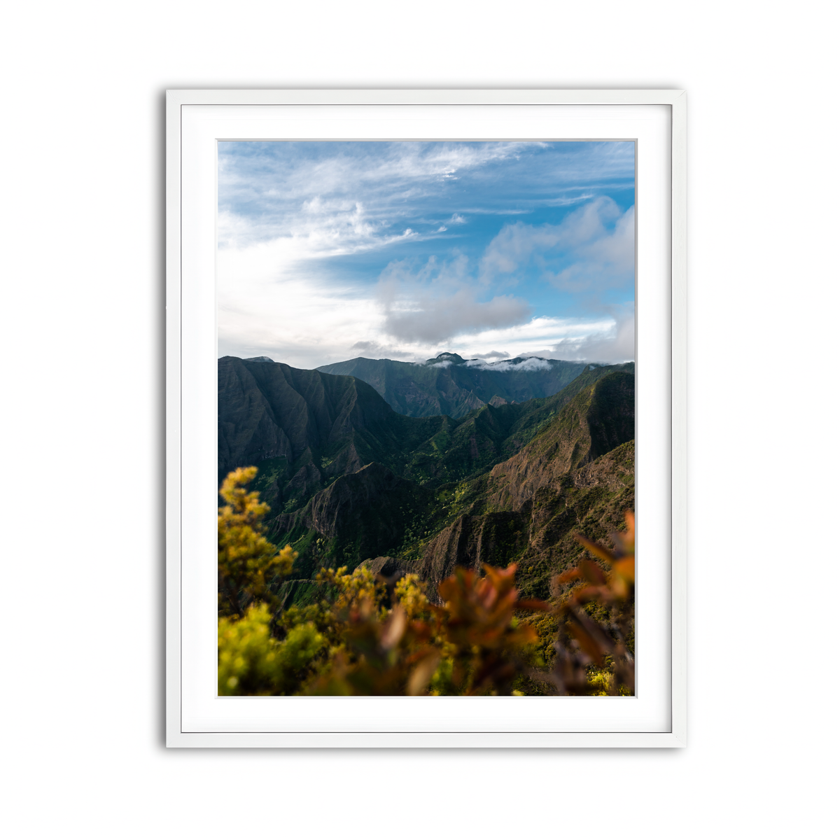 Framed Print 3x4 White