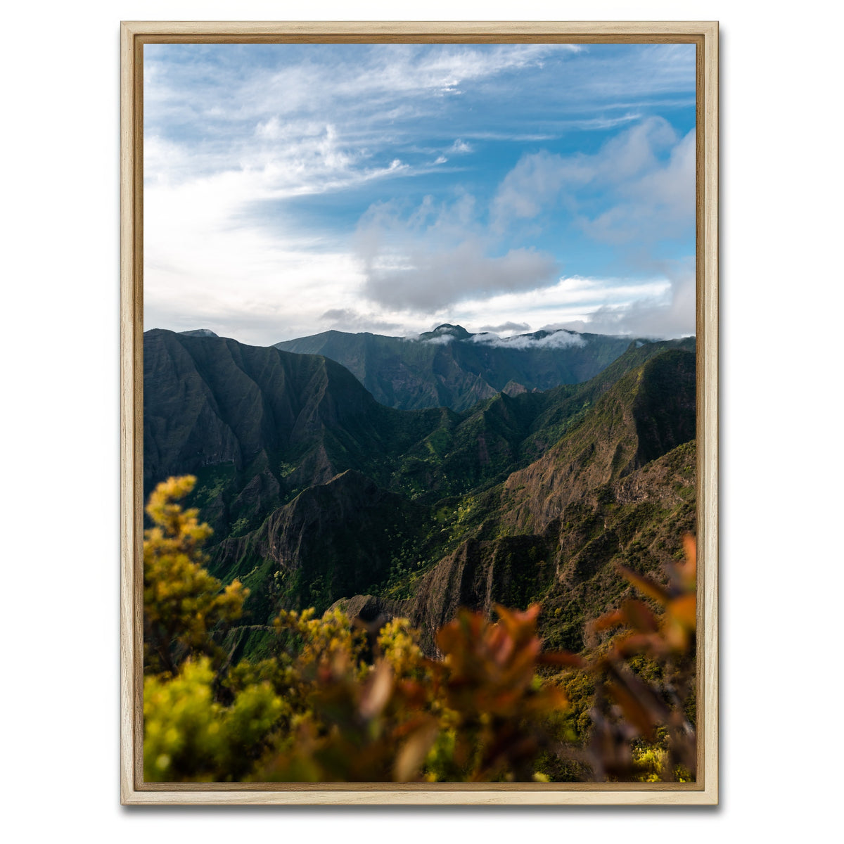 AUTO-MOCKUP WHITE | Colorful Valley | 1 Piece | Natural Framed Canvas | group=3x4