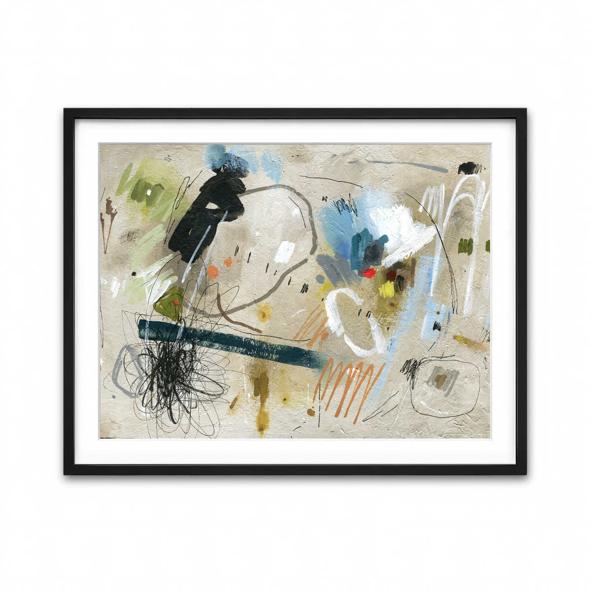 Framed Print 4x3 Black