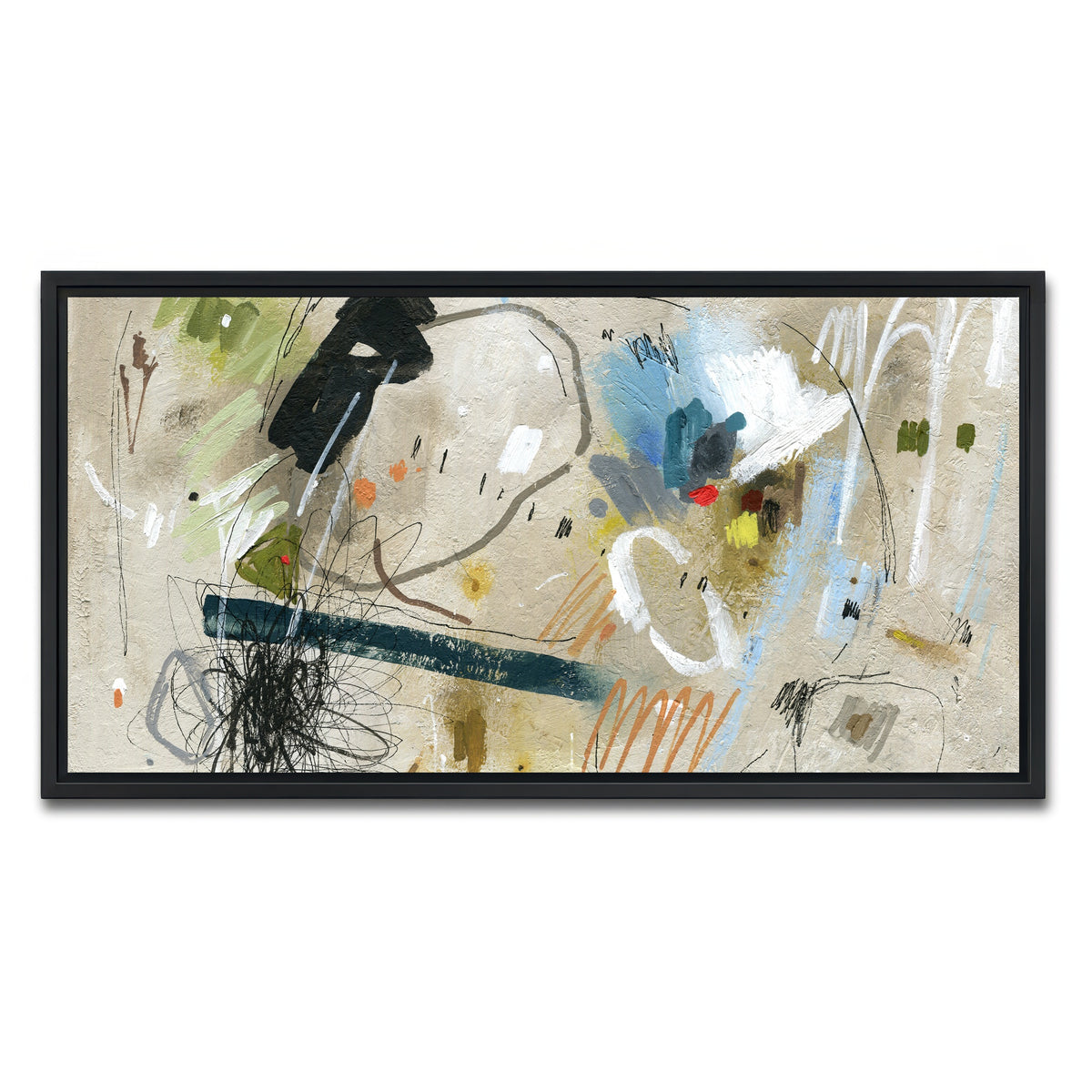 AUTO-MOCKUP WHITE | Colour2 | 1 Piece | Black Framed Canvas | group=2x1