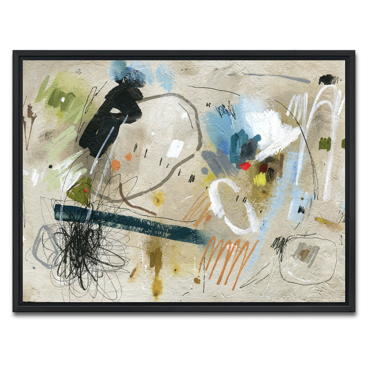 AUTO-MOCKUP WHITE | Colour2 | 1 Piece | Black Framed Canvas | group=4x3